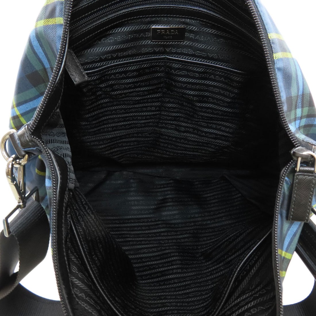 Prada Checkpattern 2Way Tote Bag Nylon - 5