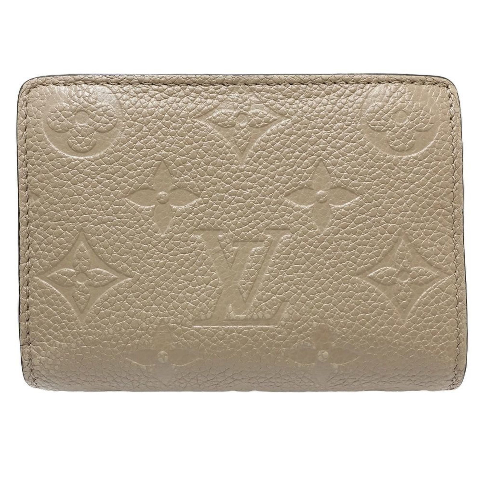 Louis Vuitton Wallet (Bi-Fold) Monogram Empreinte: Louis Vuitton Wallet (Bi-Fold) Monogram Empreinte Monogram Empreinte wallet from Louis Vuitton, featuring the iconic Tourterelle color and RFID-blocking technology for added security. This bi-fold