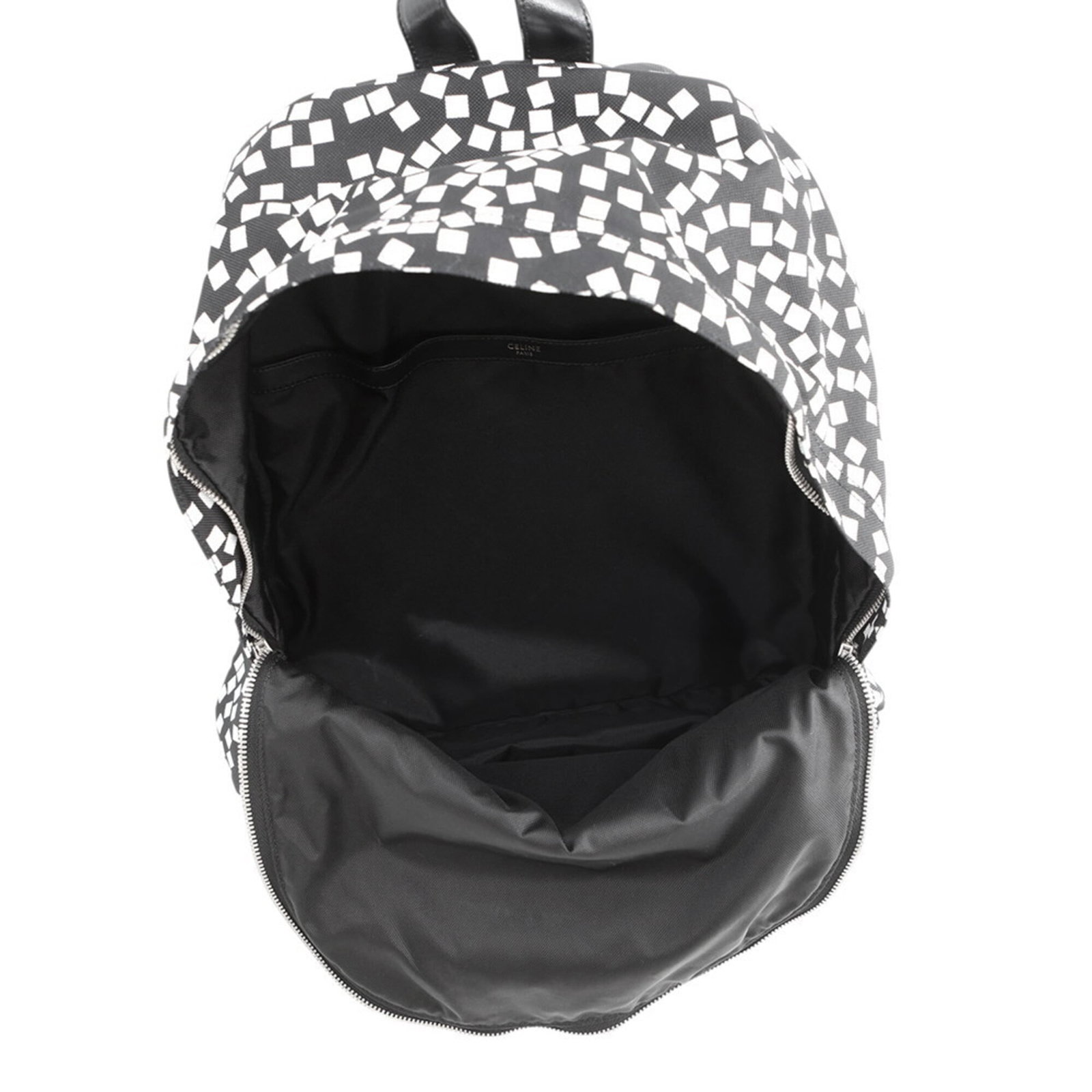 Nylon Canvas Leather Backpack - 5