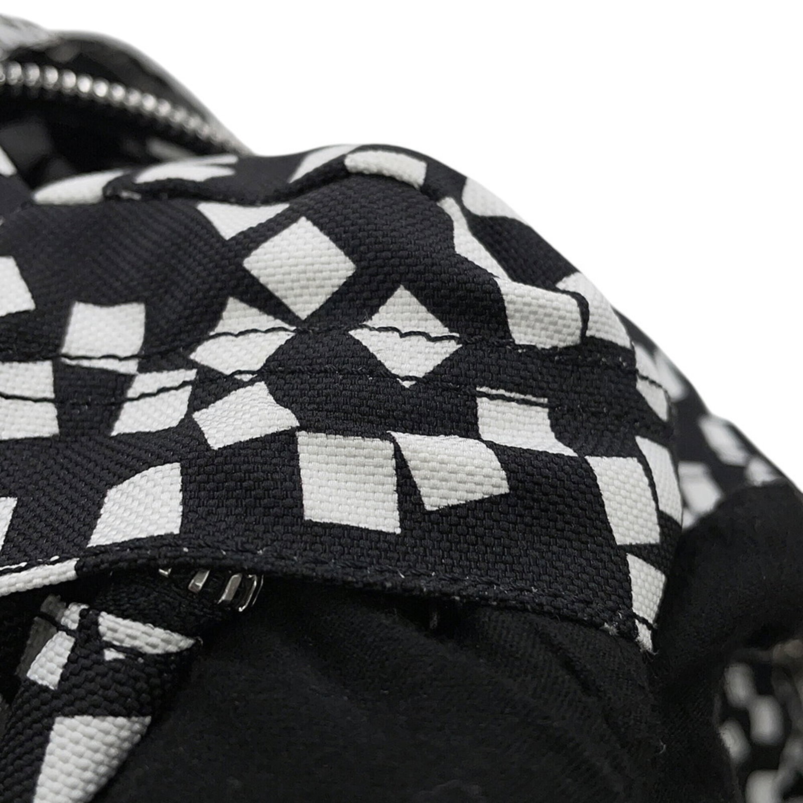 Nylon Canvas Leather Backpack - 7