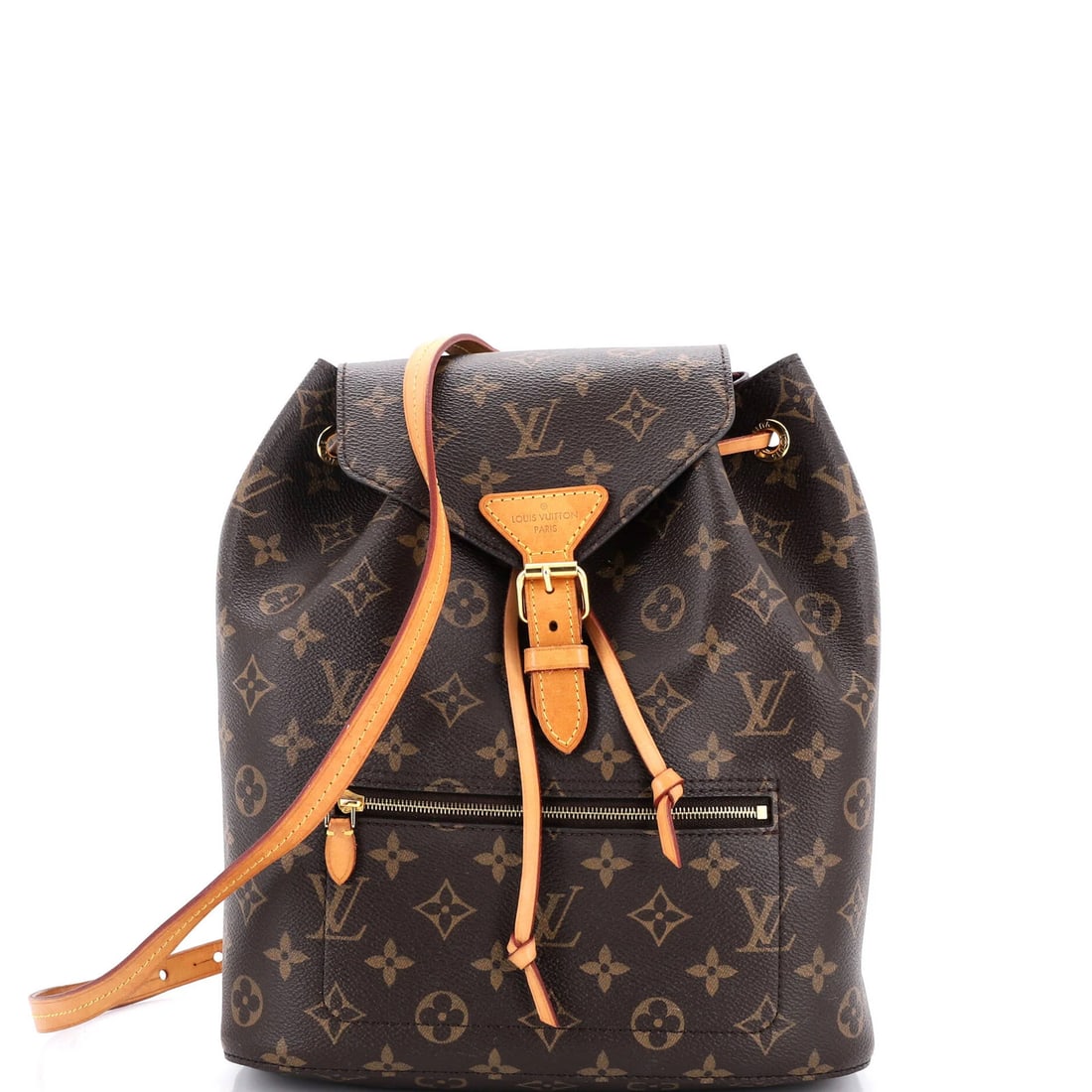 Louis Vuitton Canvas Monogram Backpack: Louis Vuitton Canvas Monogram Backpack Brown Louis Vuitton Montsouris Backpack with Canvas Coated Exterior and Microfiber Interior. This classic backpack features a signature monogram canvas exterior