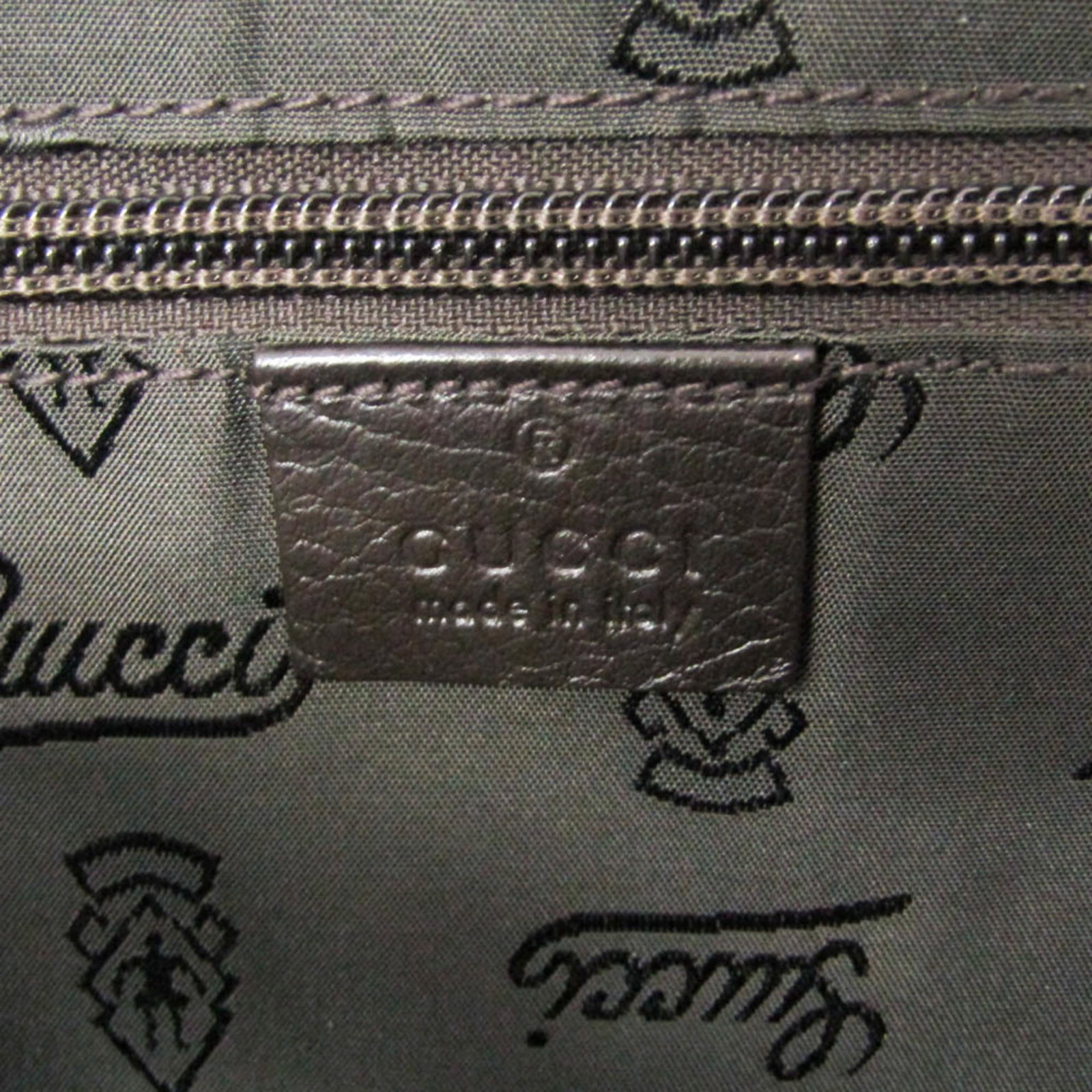 Gucci Briefcase Handbag Leather - 13