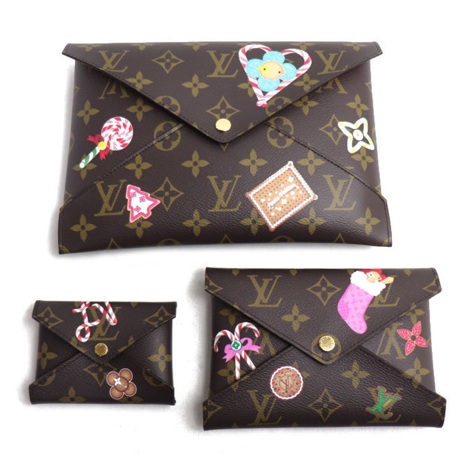 Vuitton Monogram Clutch Bag Louis: Vuitton Monogram Clutch Bag Louis Monogrammed luxury at its finest, this Louis Vuitton clutch bag boasts the iconic brown monogram pattern, a hallmark of French fashion excellence. Crafted from