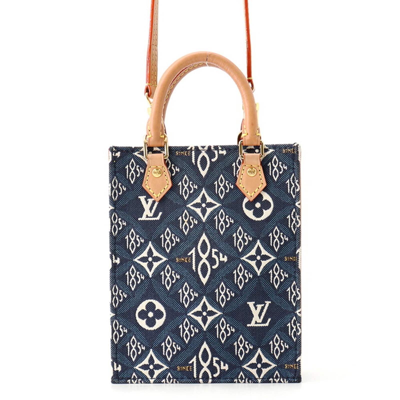 Louis Vuitton Monogram Handbag: Louis Vuitton Monogram Handbag Blue Louis Vuitton Monogram Handbag. Made in France, this iconic handbag features the signature monogram pattern in a striking blue hue. With its compact size and classi