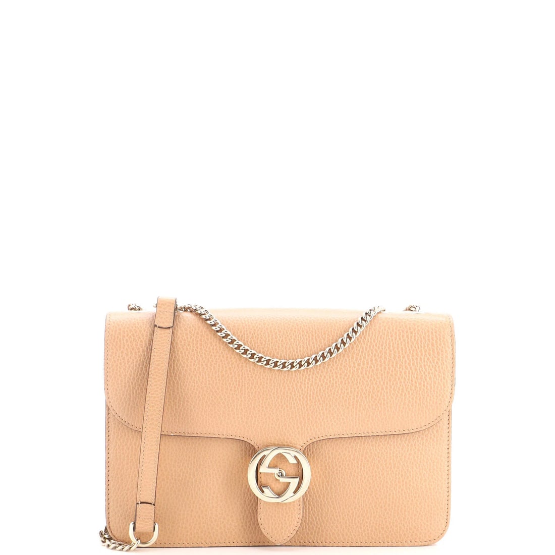 Gucci Leather Medium Interlocking Bag Shoulder: Gucci Leather Medium Interlocking Bag Shoulder Gucci Leather Medium Interlocking Bag Shoulder - A Neutral and Elegant Shoulder Bag. This medium-sized shoulder bag features Gucci's signature