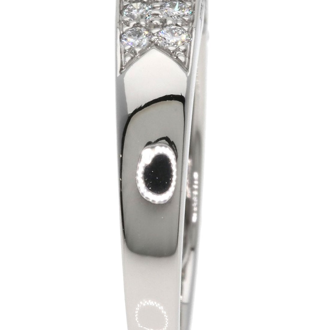 Plum Diamond E-Vs1-Vg Ring Platinum - 8