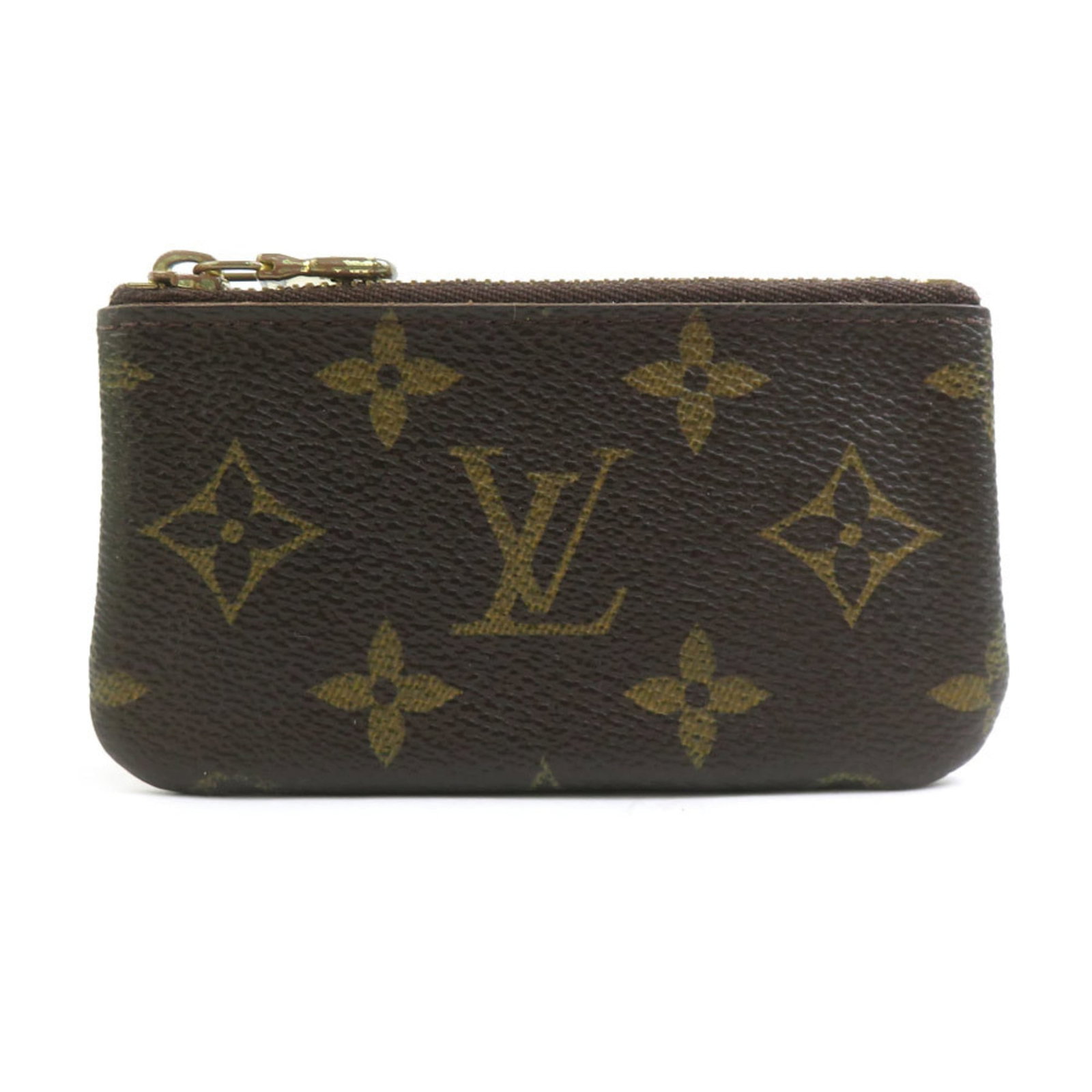 Monogram Pochette Vuitton Louis: Monogram Pochette Vuitton Louis Monogram Pochette Vuitton Louis is a stylish and classic handbag from Louis Vuitton. Measuring 6.5cm x 11.5cm, it features the iconic monogram pattern in brown and is
