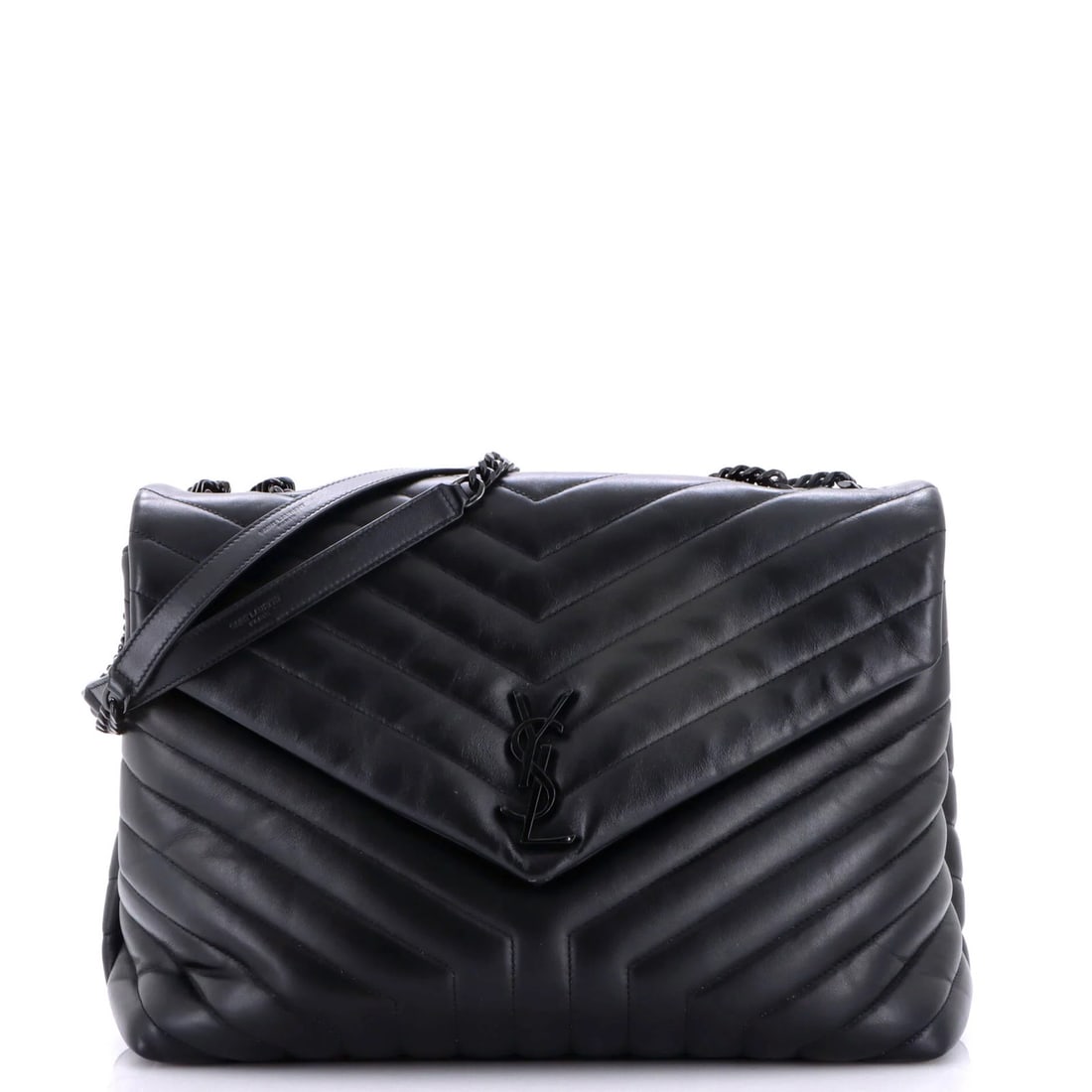 Saint Laurent Loulou Shoulder Bag Matelasse Chevron Leather Large (1 of 7)