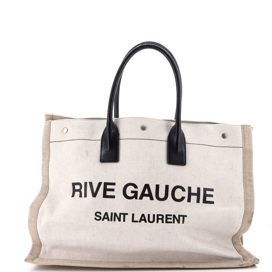 Rive Gauche Shopper Large Saint Laurent Tote Canvas (1 of 6)