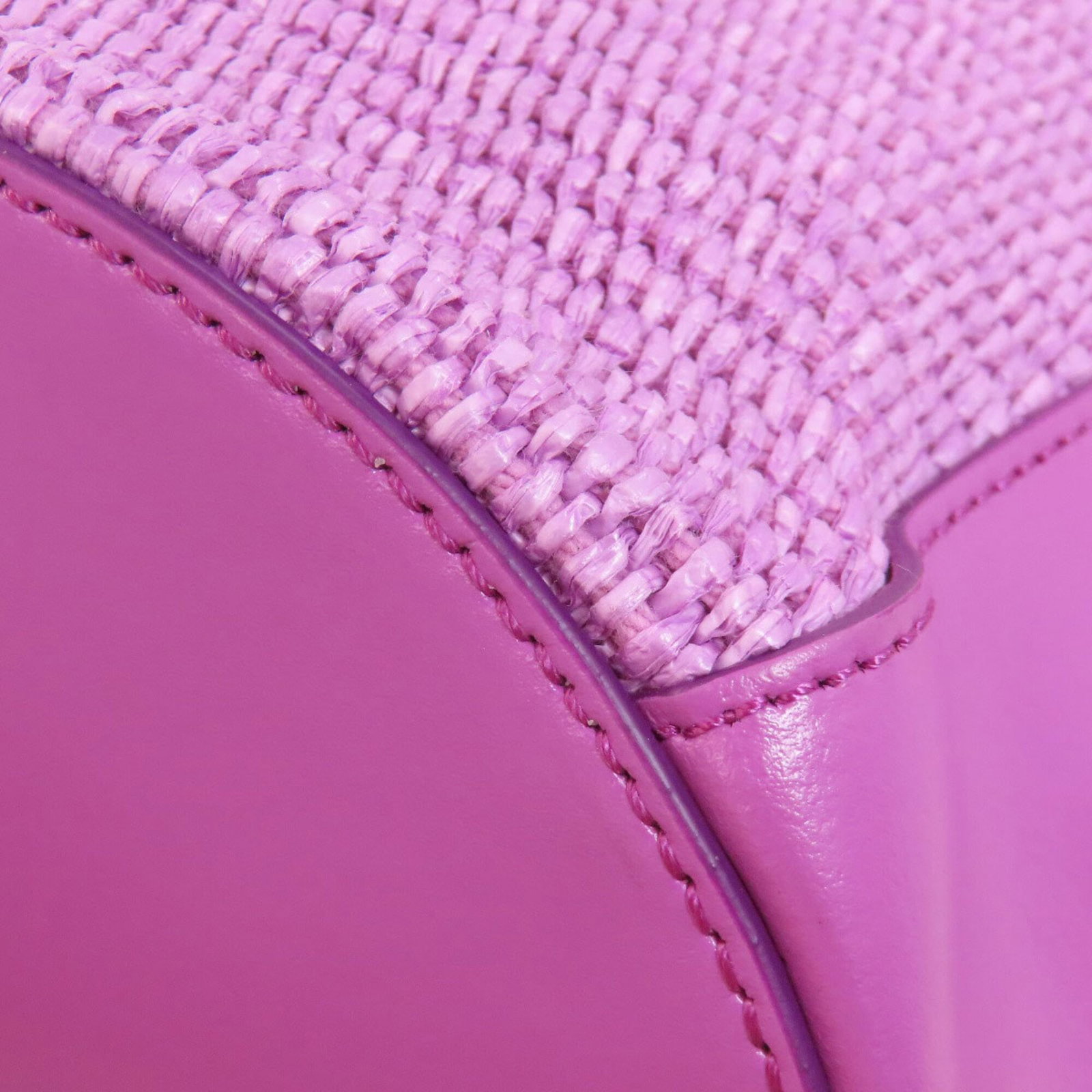 Handbag Raffia Leather Marni - 19
