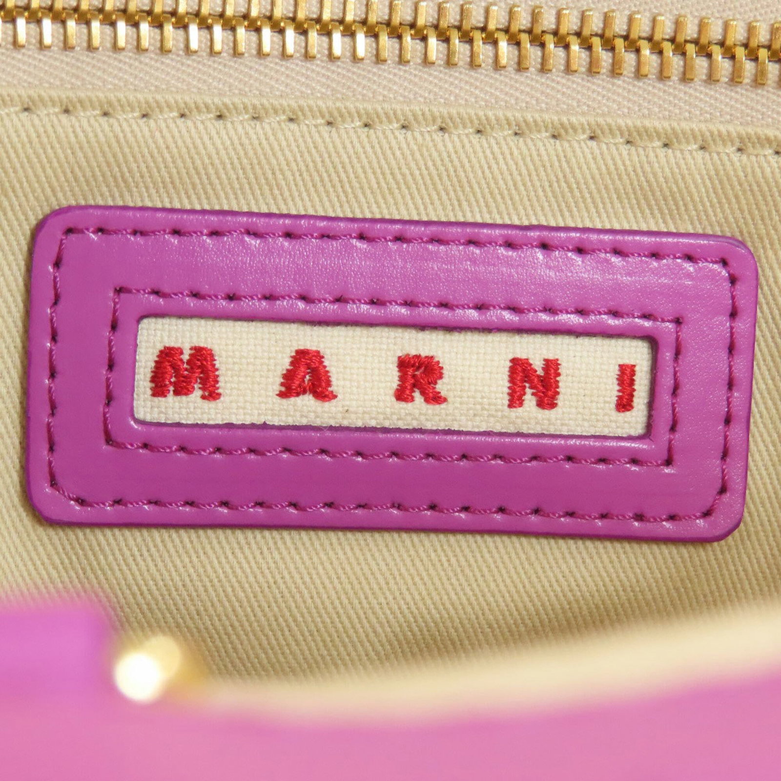 Handbag Raffia Leather Marni - 6