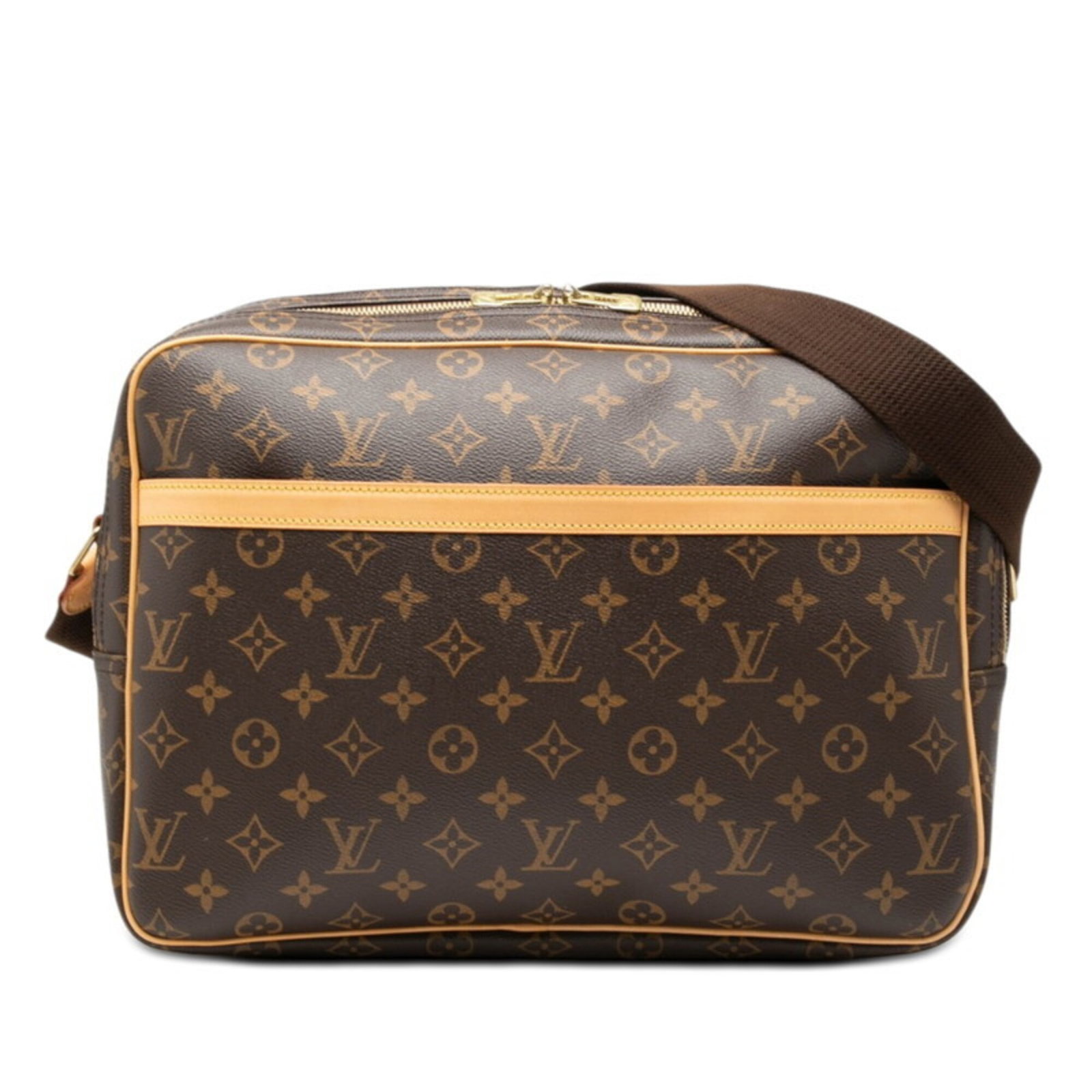 PVC Leather Louis Vuitton Shoulder Bag: PVC Leather Louis Vuitton Shoulder Bag PVC Leather Louis Vuitton Shoulder Bag in Brown. This shoulder bag features a unique combination of PVC and leather materials, with a distinctive brown color