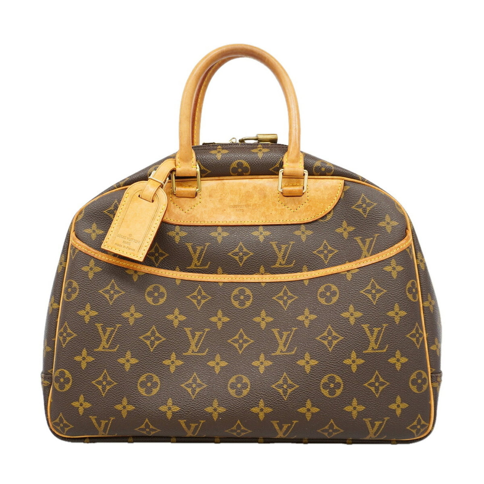 Handbag Louis Vuitton: Handbag Louis Vuitton Brown Louis Vuitton handbag with dimensions 26cm x 34cm x 13cm, perfect for everyday use. Made with signature craftsmanship, this stylish bag features a classic design that