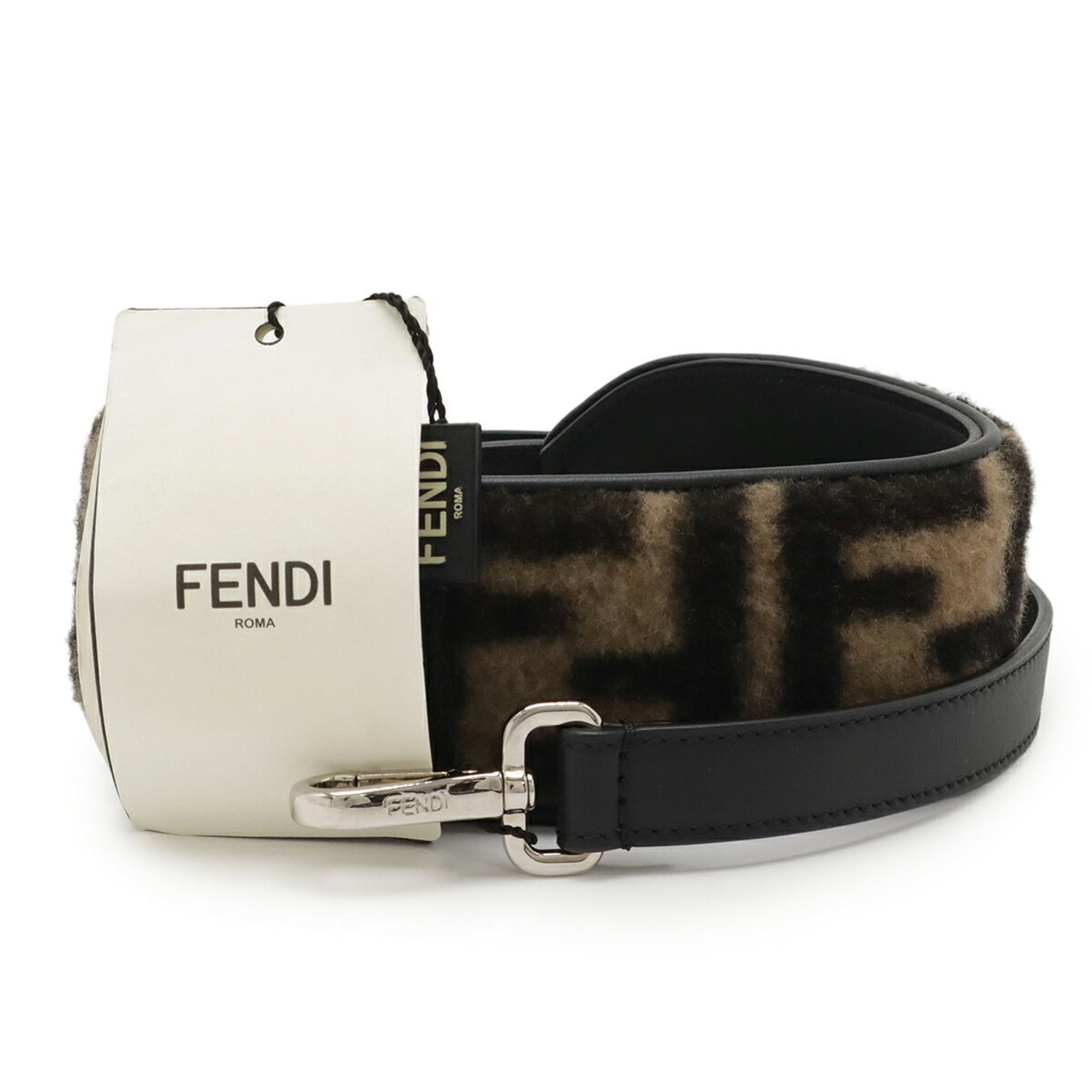 Fur Strap Leather Fendi: Fur Strap Leather Fendi Fur Strap Leather Fendi is a high-quality accessory made from fur and leather, originating from Italy. The beige and black color options add a touch of sophistication, while th