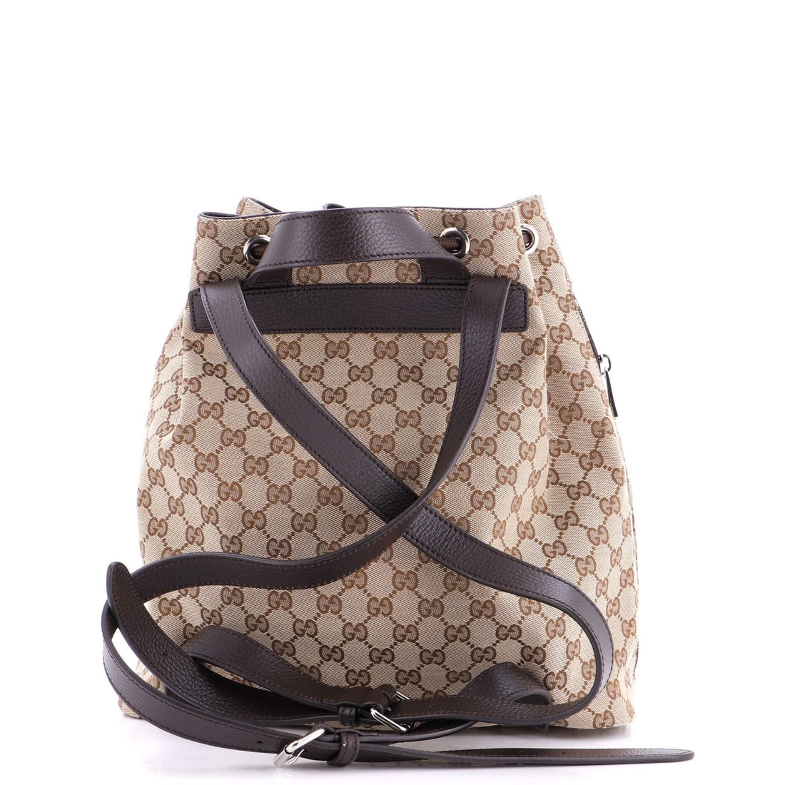 Backpack Canvas Drawstring Gucci Medium - 3