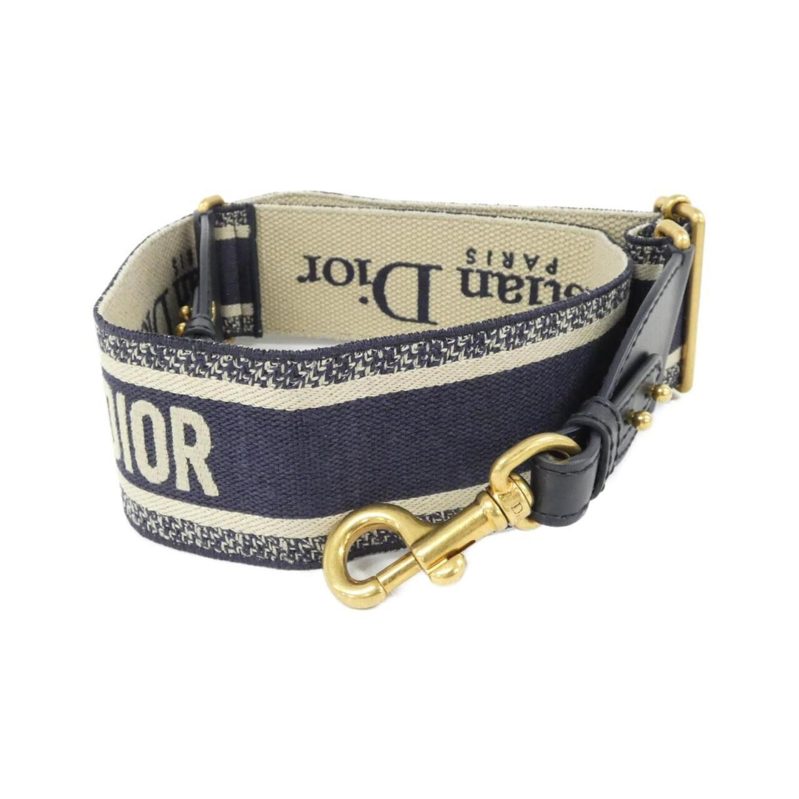 Canvas Strap Christian Dior: Canvas Strap Christian Dior Canvas Strap from Christian Dior, featuring a canvas material and a signature. This strap measures 126cm x 6.3cm and is designed for use with handbags. The signature is
