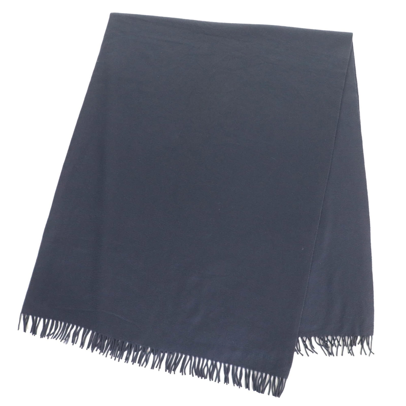 Hermes Stole Cashmere: Hermes Stole Cashmere Navy blue Hermes stole made from 100% cashmere, measuring 2.16m x 1.52m. This luxurious stole features a classic design with no additional accessories. The cashmere material