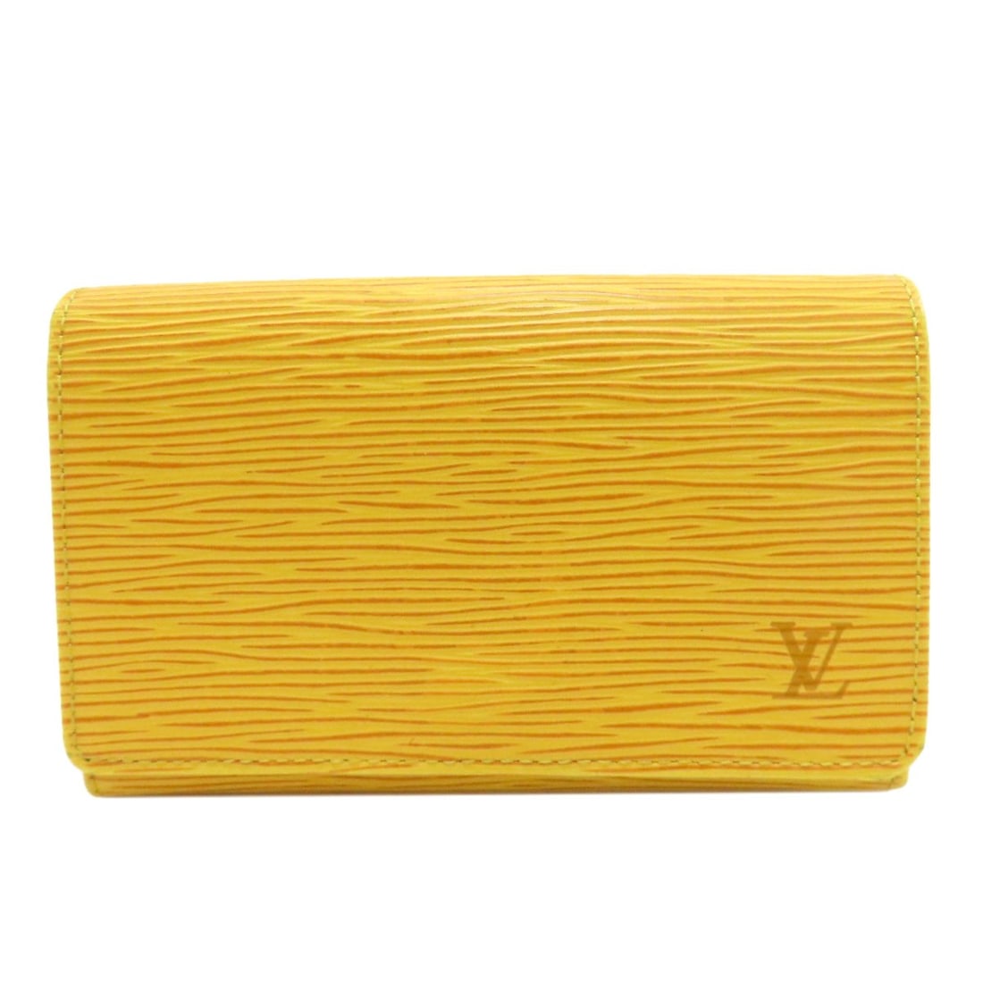 Louis Vuitton M63509 Portomonet Bietresol Bifold Wallet With Coin: Louis Vuitton M63509 Portomonet Bietresol Bifold Wallet With Coin Yellow Epi Leather Louis Vuitton M63509 Portomonet Bietresol Bifold Wallet with Coin Pocket, featuring a classic bifold design with a 