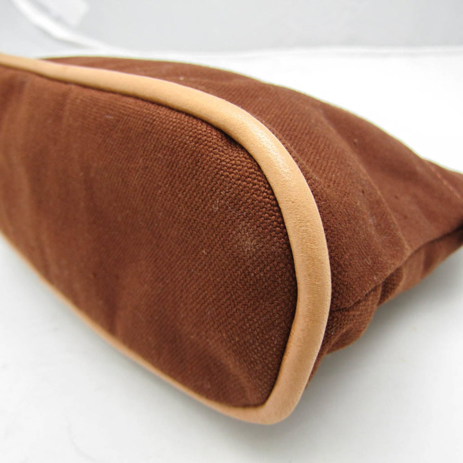 Cotton Leather Pouch Hermes - 5