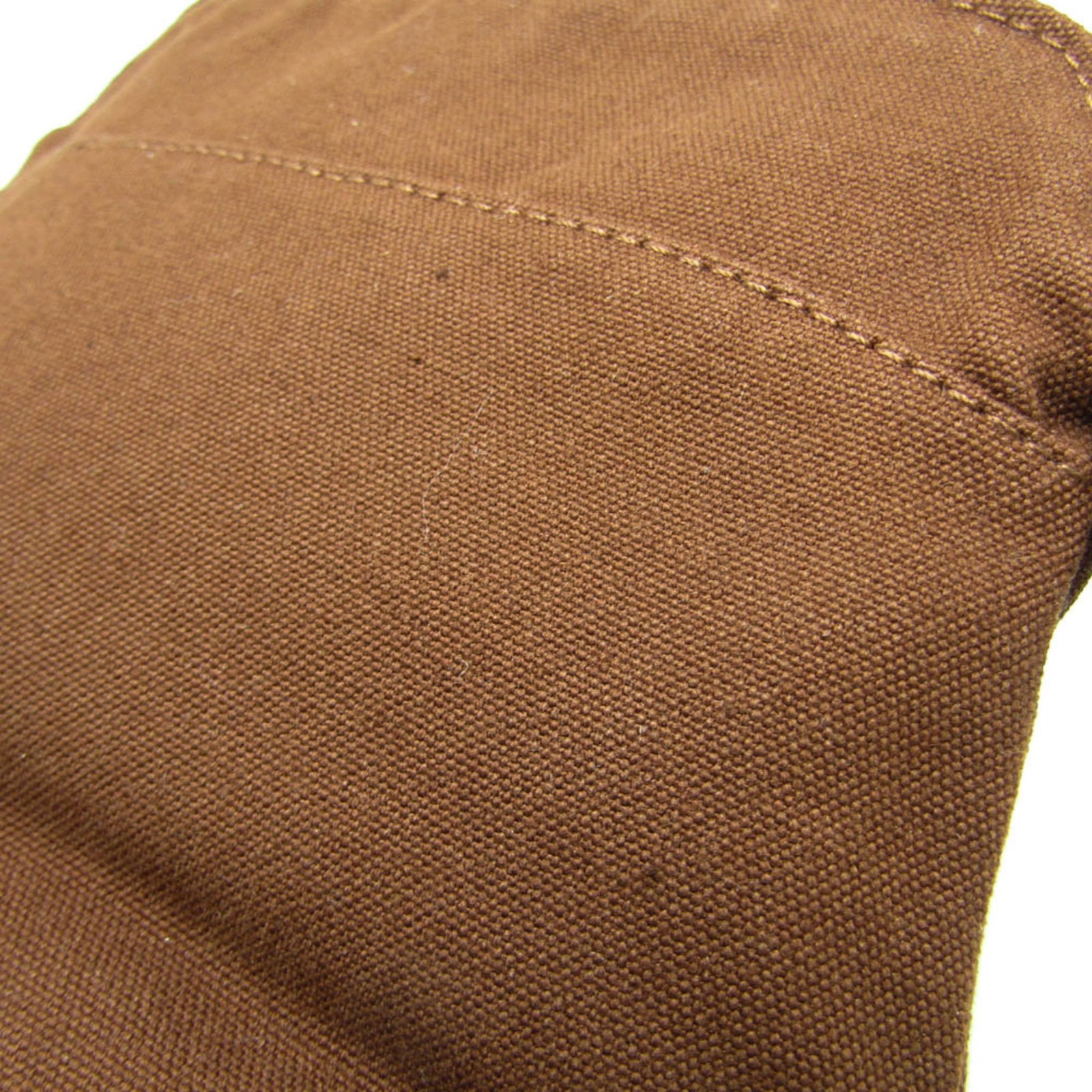Cotton Leather Pouch Hermes - 6