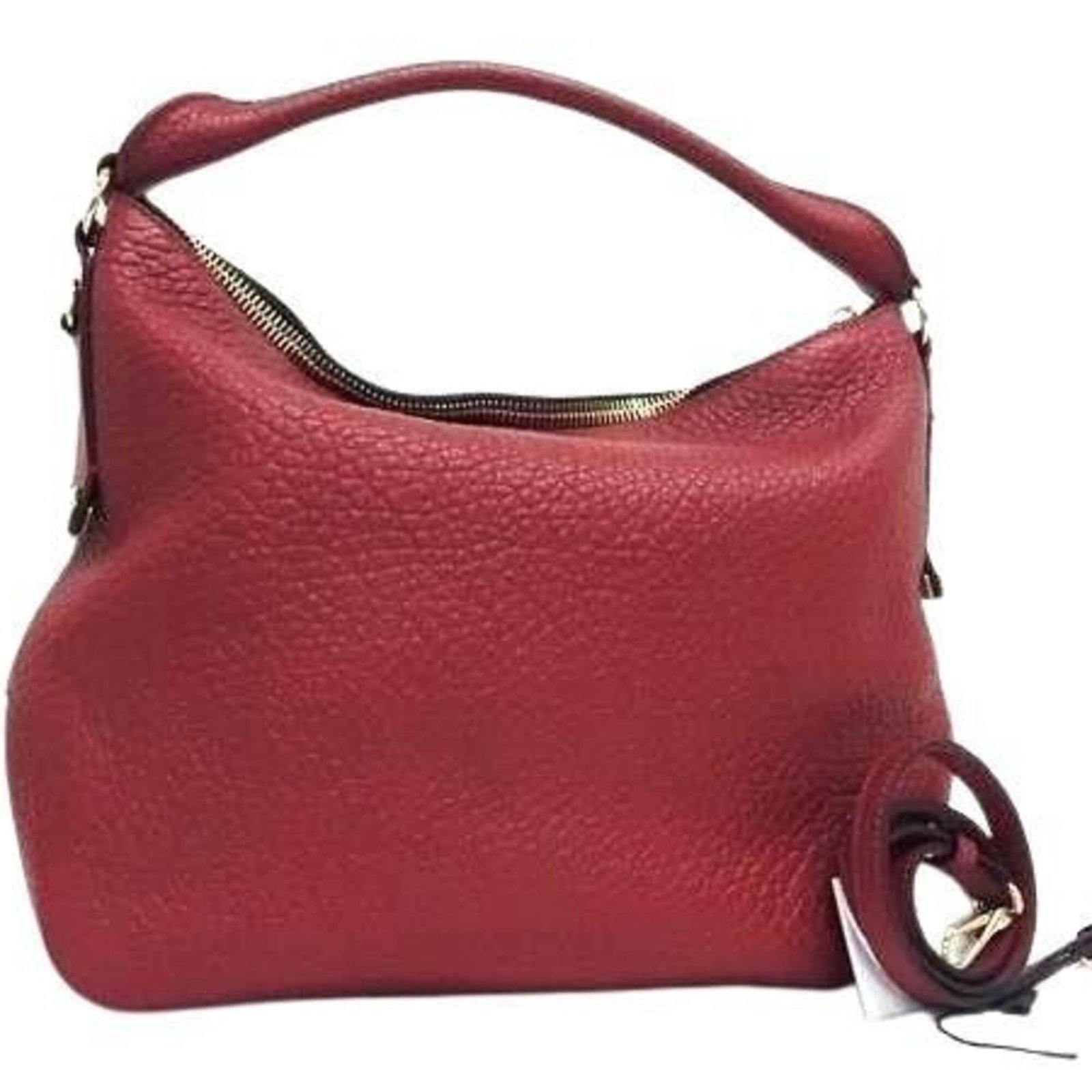 Burberry Handbag Shoulder Bag Leather: Burberry Handbag Shoulder Bag Leather Burberry's iconic leather shoulder bag boasts a striking red color, perfectly complemented by its rich calfskin material. Measuring 29cm x 38cm x 12.5cm, this