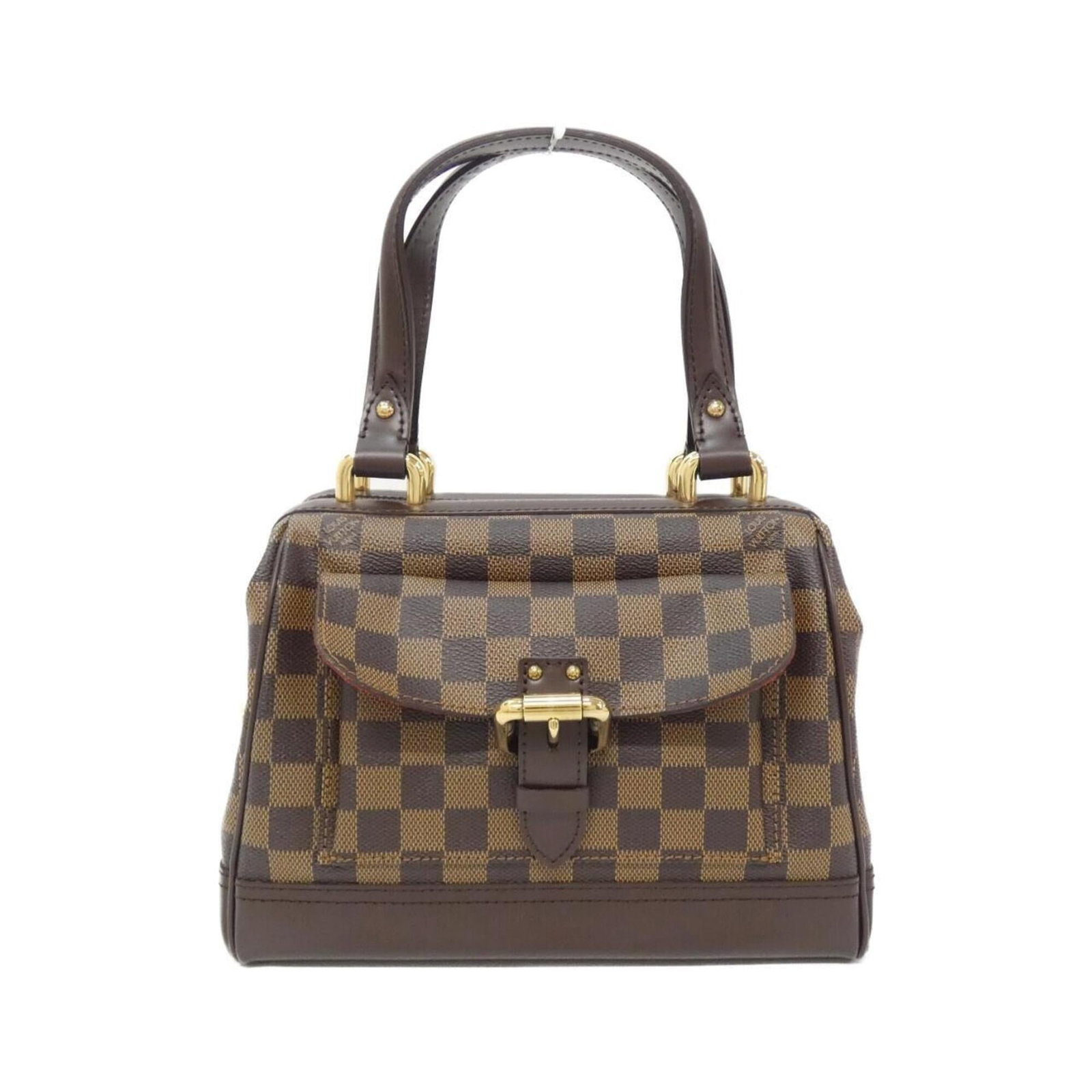 Louis Vuitton Handbag Coated Canvas: Louis Vuitton Handbag Coated Canvas Coated canvas construction provides a durable and stylish finish, while gold hardware adds a touch of luxury to this Ebene-colored Louis Vuitton handbag. Measuring