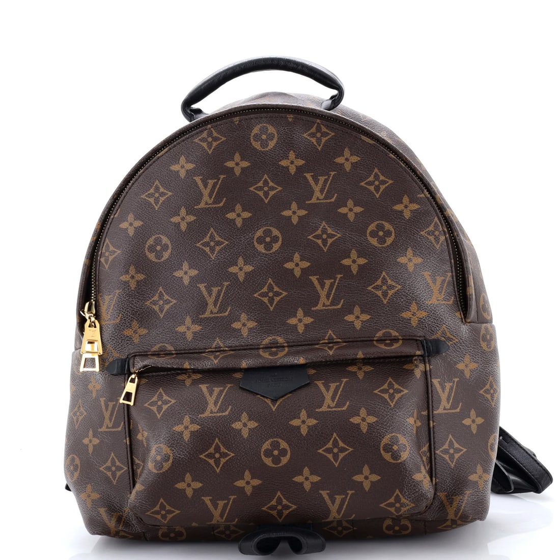 Palm Springs Backpack Monogram Canvas Louis Vuitton MM: Palm Springs Backpack Monogram Canvas Louis Vuitton MM Brown Louis Vuitton Palm Springs Backpack Monogram Canvas MM features a classic design with a canvas exterior and gold hardware. The backpack
