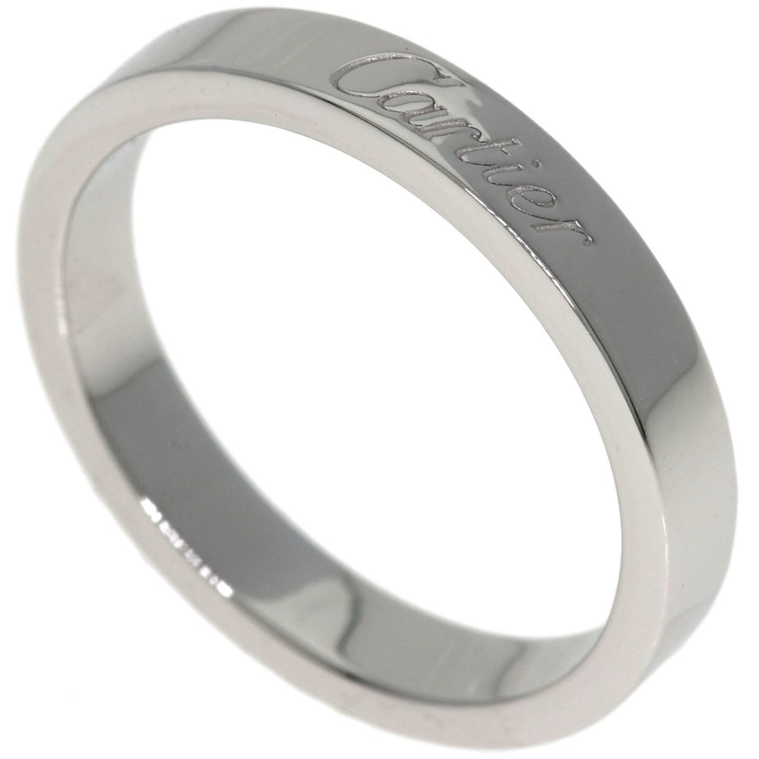 Cartier C De Cartier #50 Ring Platinum Pt950: Cartier C De Cartier #50 Ring Platinum Pt950 Platinum Pt950 Cartier C De Cartier #50 Ring in silver, featuring an open ring closure, is a stylish and elegant piece. This platinum ring, measuring 5.25