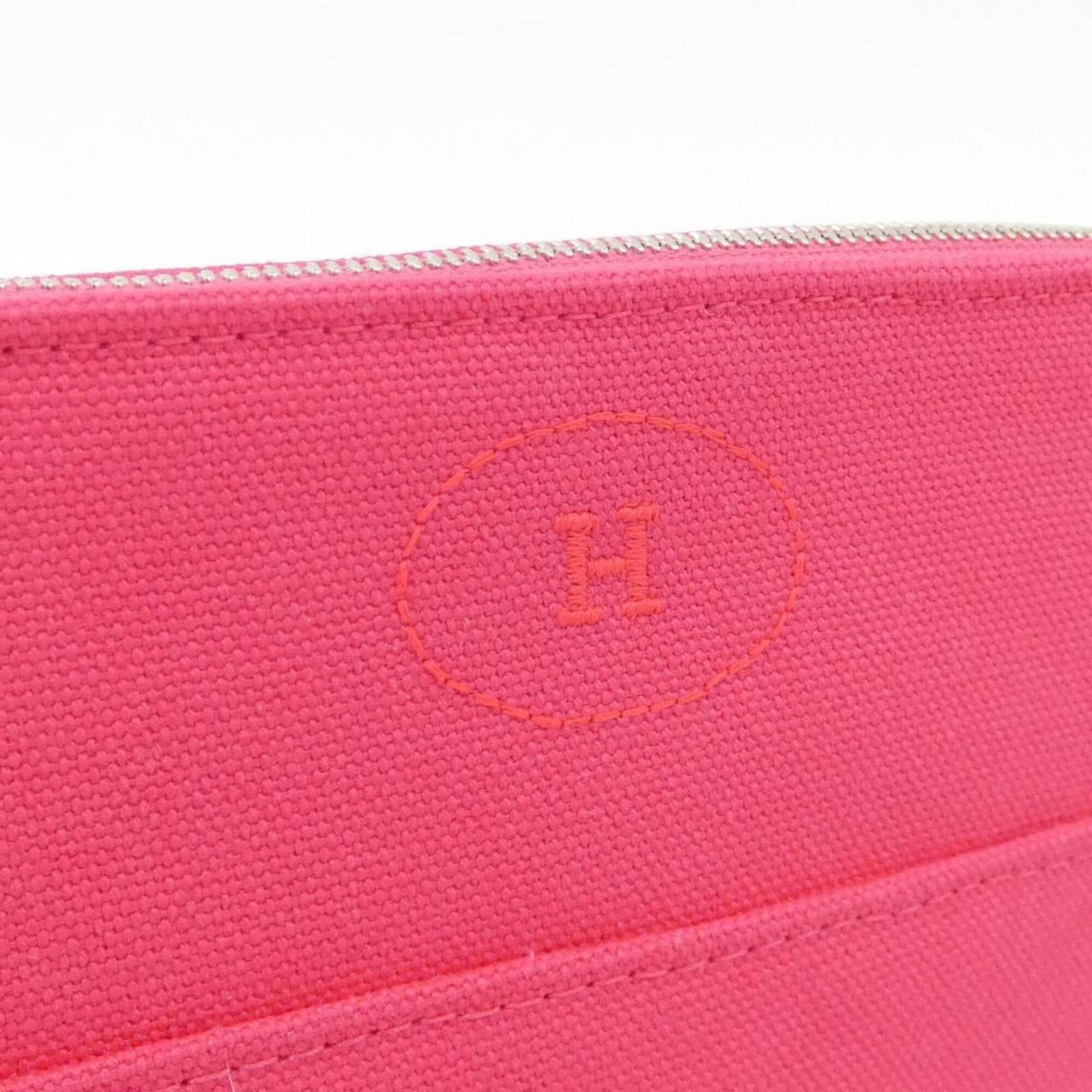 Handbag Canvas Pouch Hermes - 4