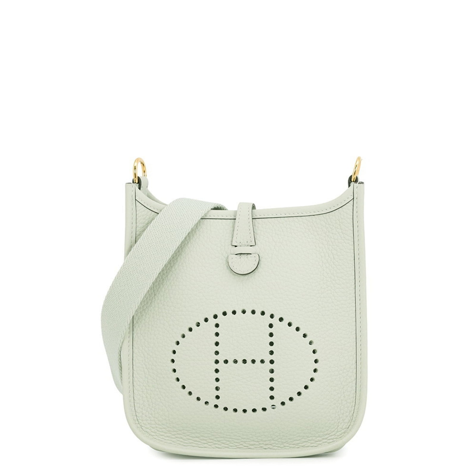 Clemence Taurillon Leather Shoulder Bag Hermes Handbag: Clemence Taurillon Leather Shoulder Bag Hermes Handbag Taurillon clemence leather gives this Evelyne shoulder bag its distinctive look and feel, with gold hardware adding a touch of elegance.