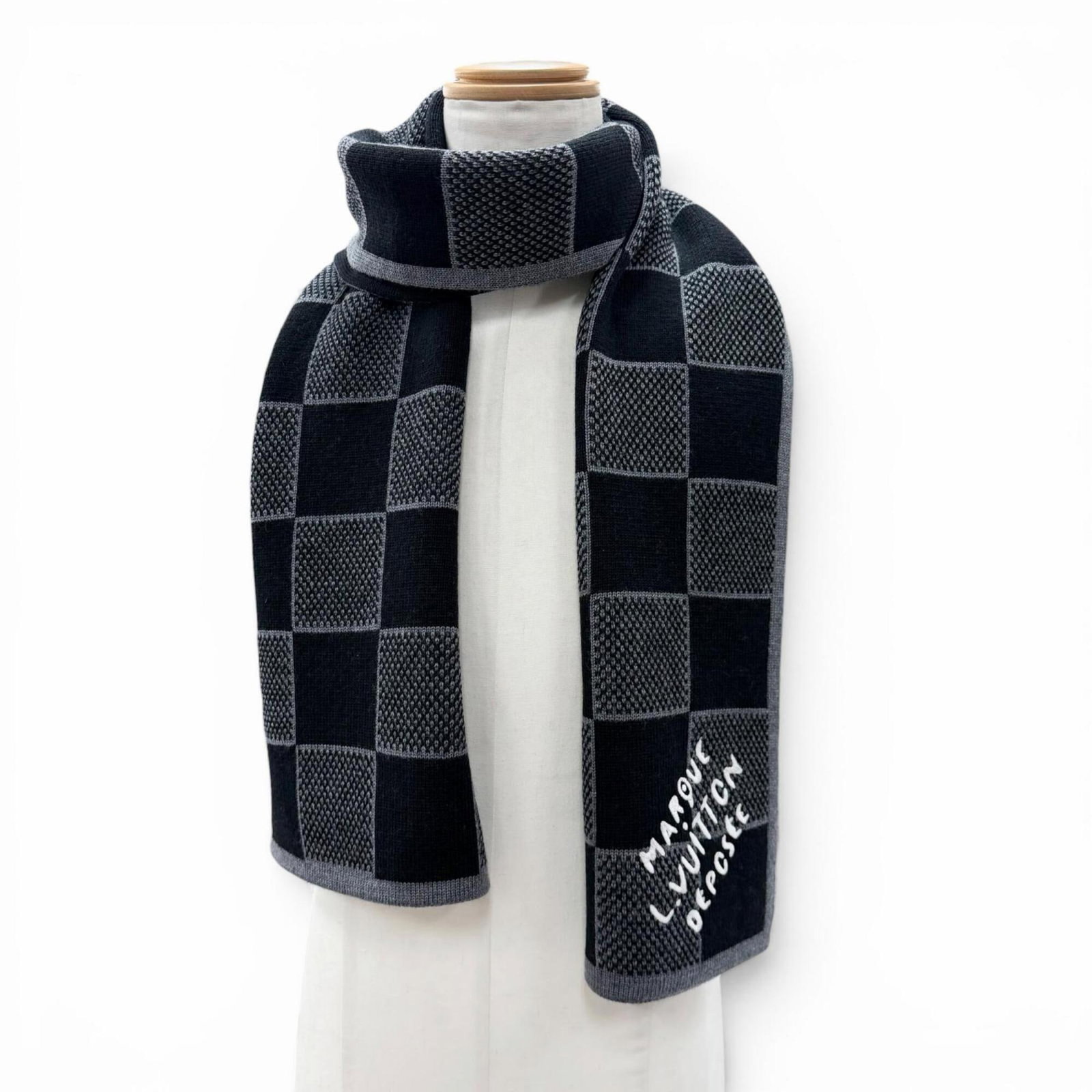 Louis Vuitton stole wool polyester - 3