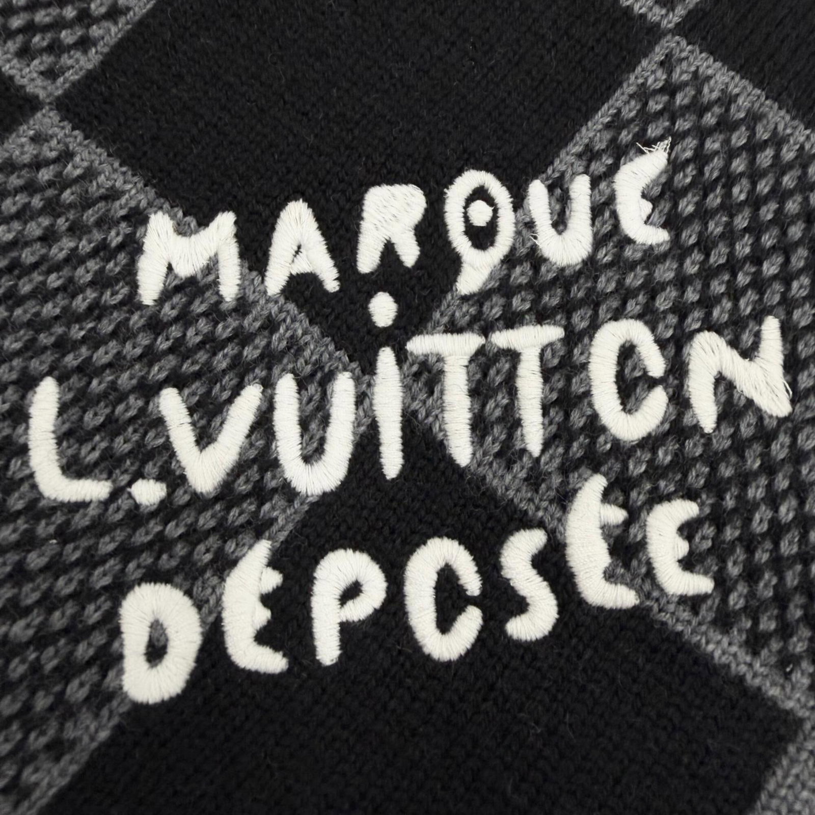 Louis Vuitton stole wool polyester - 5