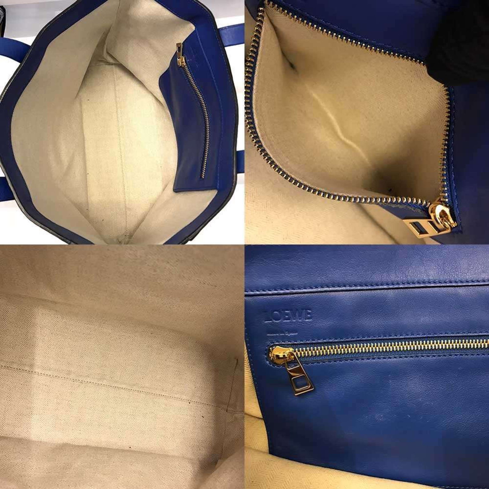 Leather tote bag Loewe - 5