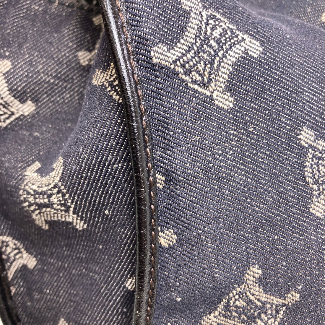 Macadam Pattern Handbag Denim Celine - 10