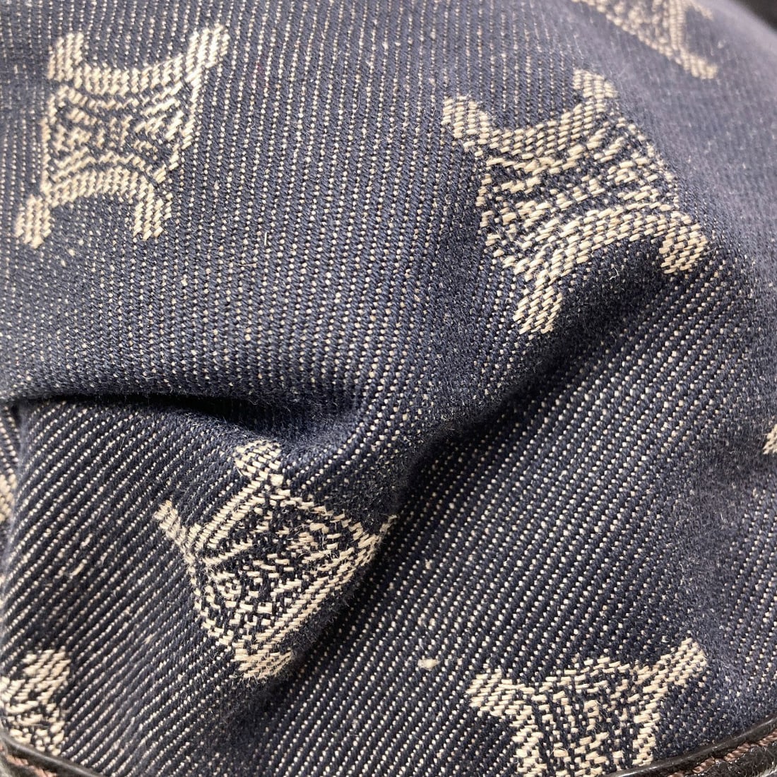 Macadam Pattern Handbag Denim Celine - 16