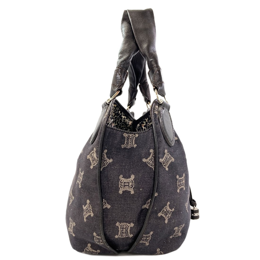 Macadam Pattern Handbag Denim Celine - 3