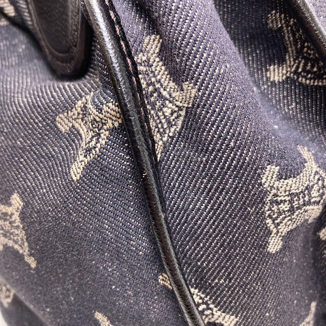Macadam Pattern Handbag Denim Celine - 9