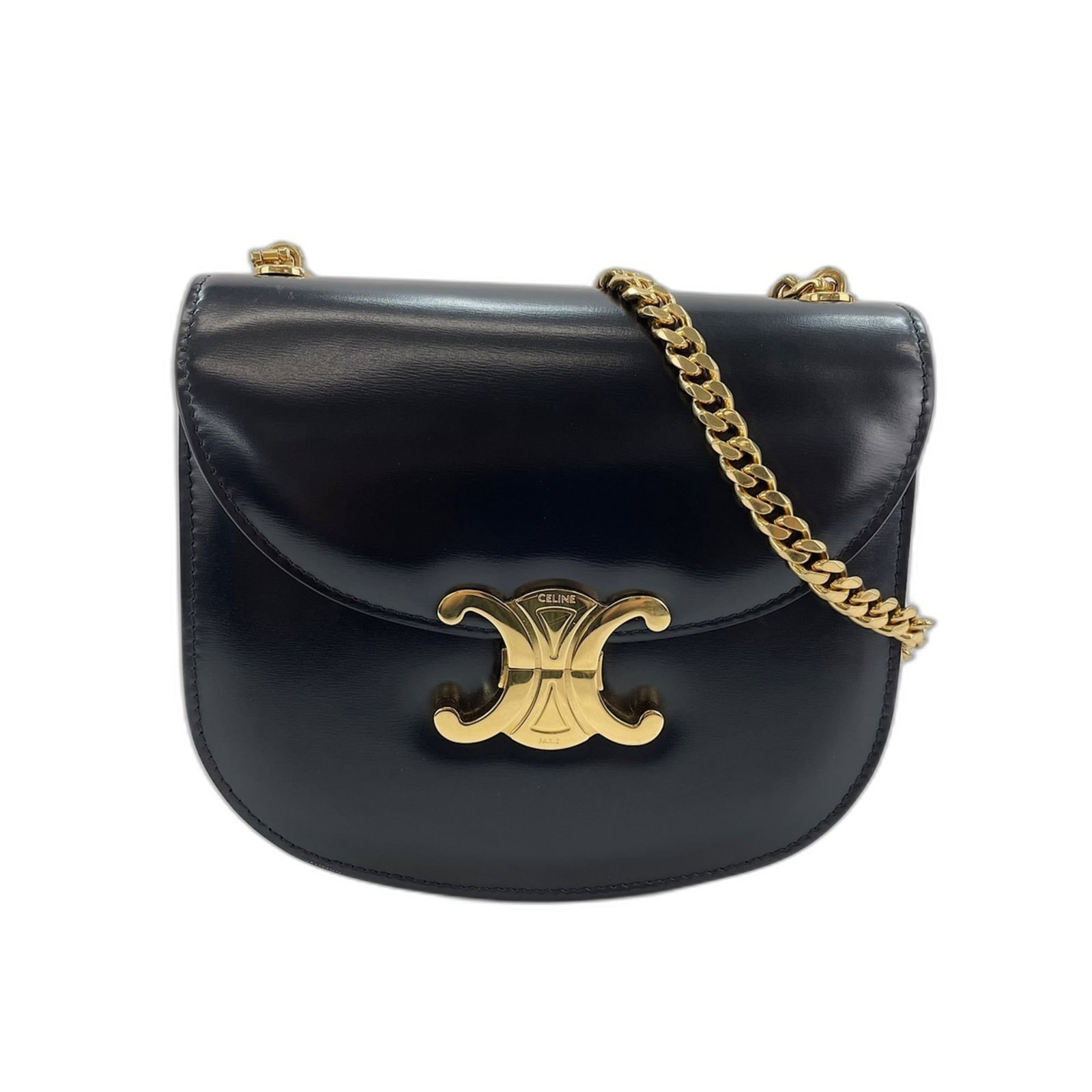Celine Shoulder Bag: Celine Shoulder Bag Black Celine shoulder bag with a sleek 15cm x 18cm x 6cm size, adjustable 101cm strap, and a stylish design that makes a statement. This black shoulder bag is a versatile