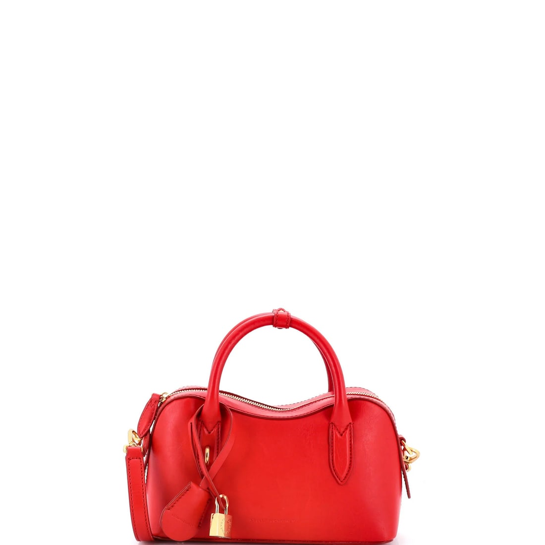 Ryder Shoulder Bag Small Faux Leather Stella McCartney: Ryder Shoulder Bag Small Faux Leather Stella McCartney Small Faux Leather Stella McCartney Ryder Shoulder Bag in Red, featuring a classic design with a touch of luxury. With its gold hardware and neut