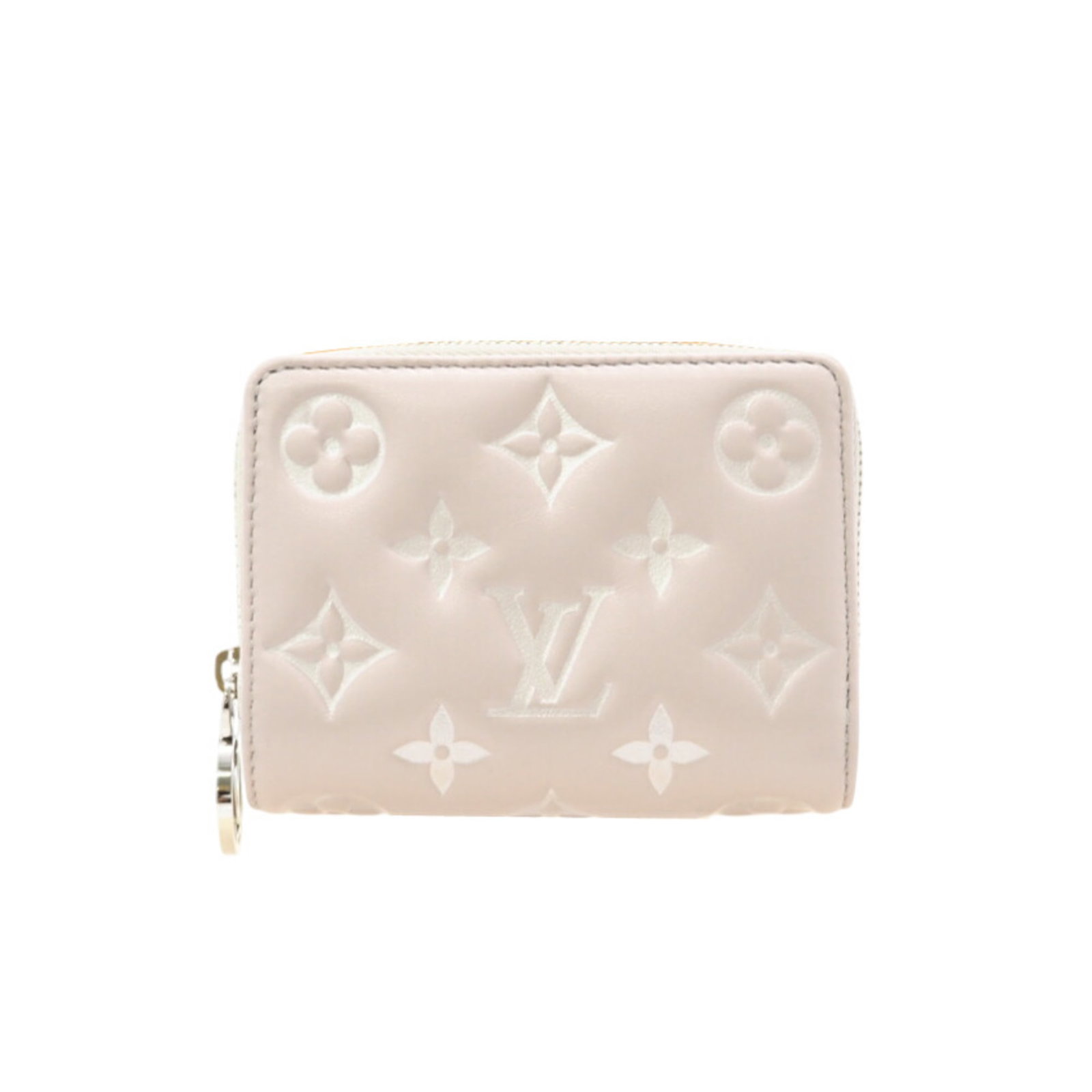 Louis Vuitton Wallet (Bi-Fold) Leather: Louis Vuitton Wallet (Bi-Fold) Leather Gray and Pink Louis Vuitton Bi-Fold Leather Wallet. Made from high-quality leather, this bi-fold wallet features a classic design with a 8.5cm x 11cm x 2.5cm
