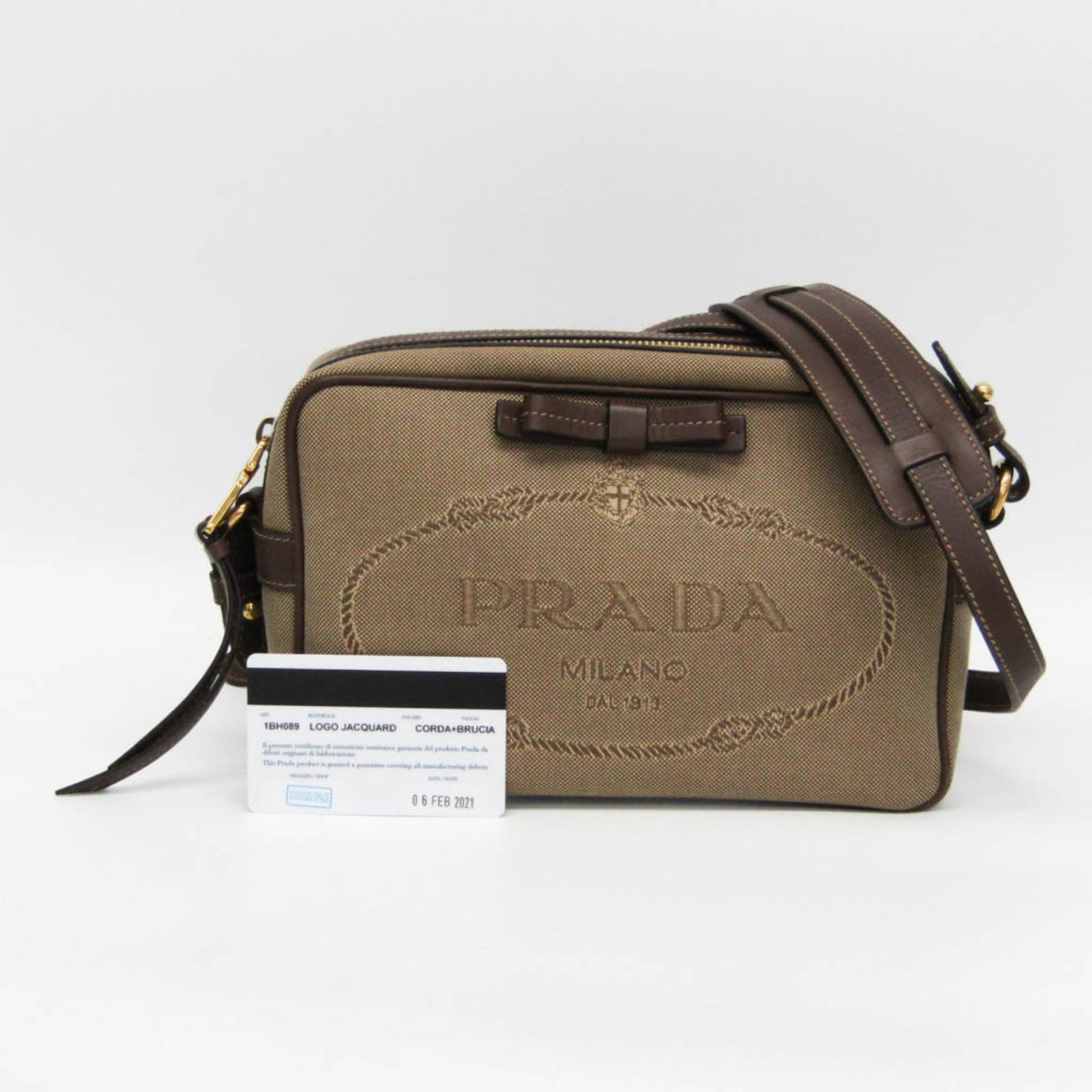 Jacquard Leather Prada Bag - 2