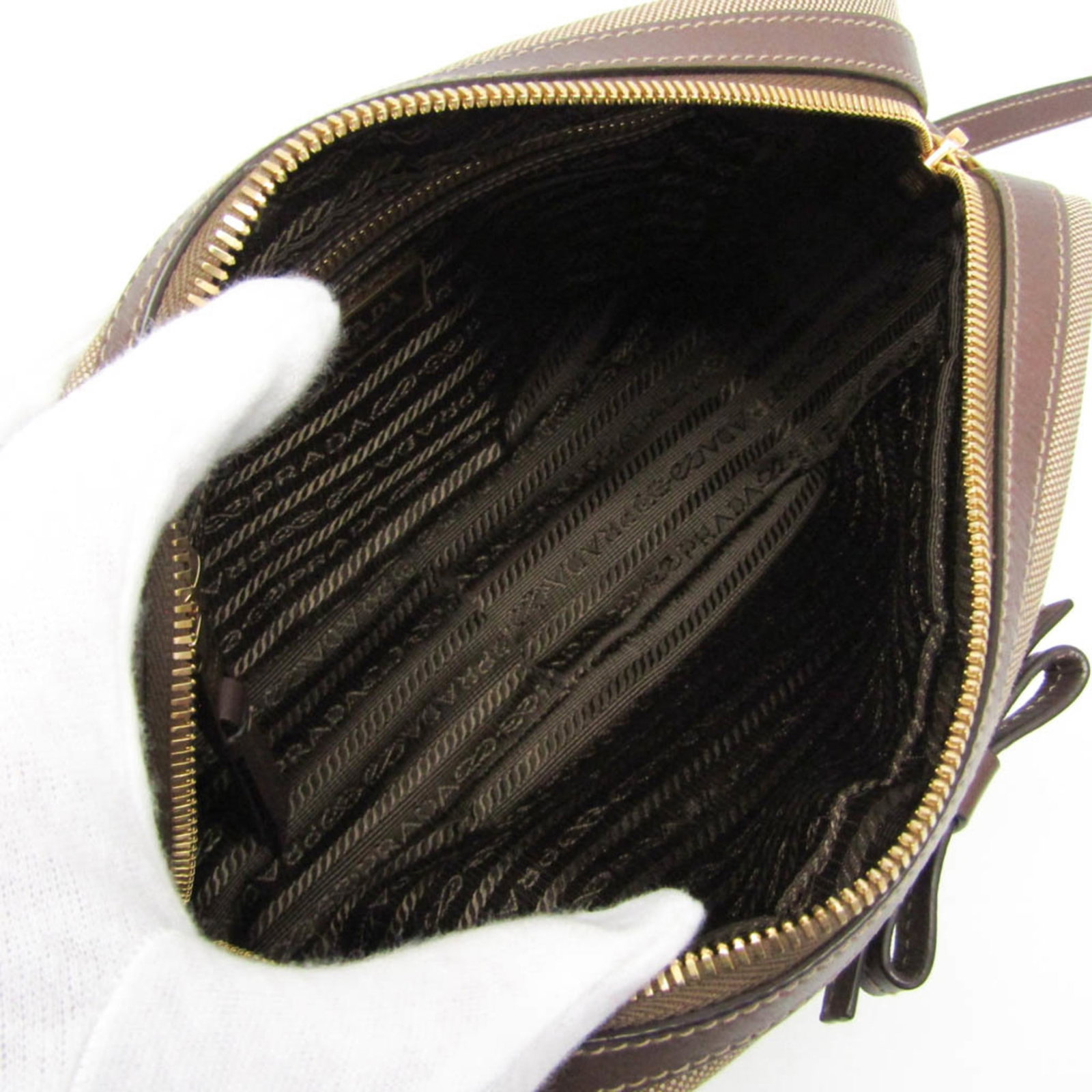 Jacquard Leather Prada Bag - 4
