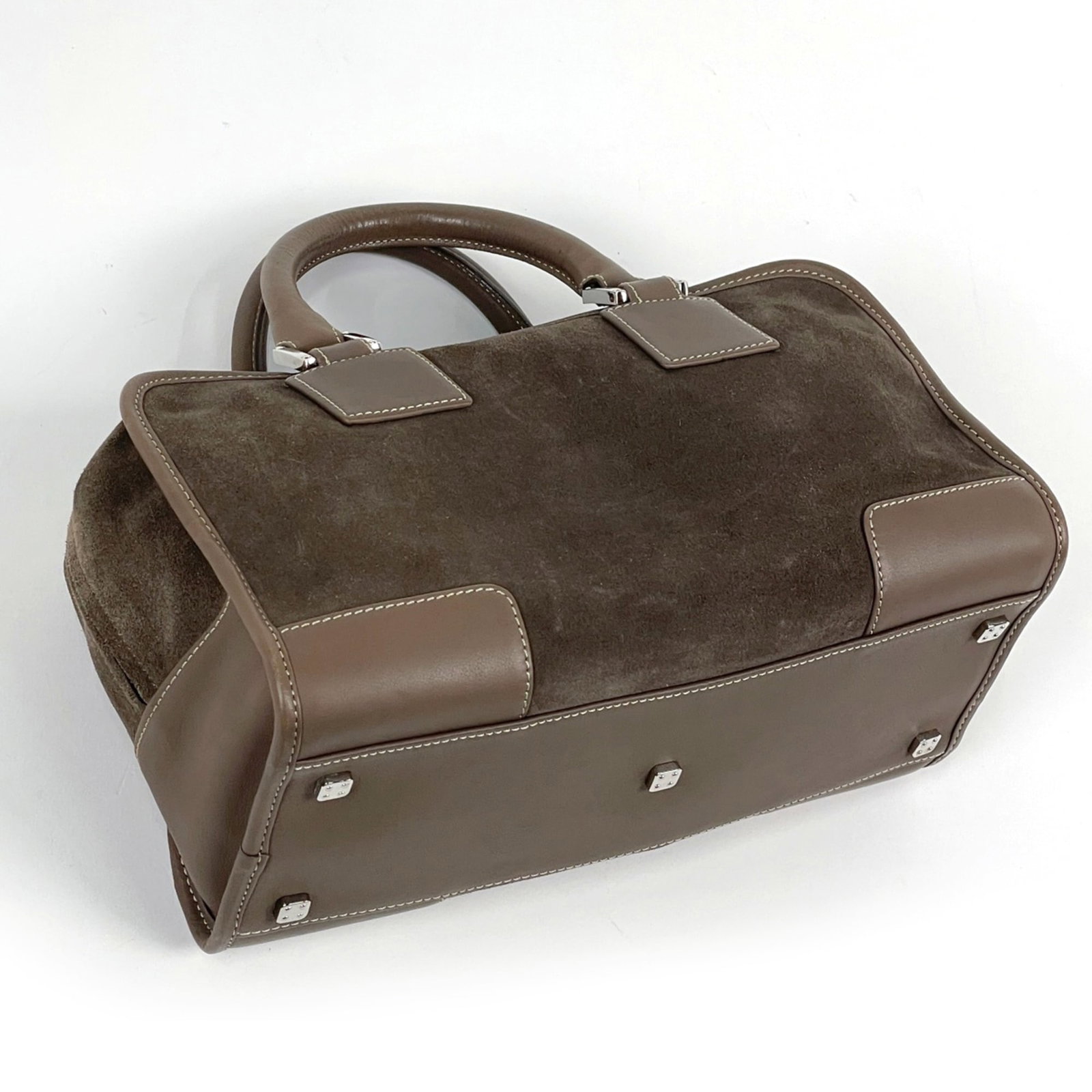 Handbag Leather Suede Loewe - 2