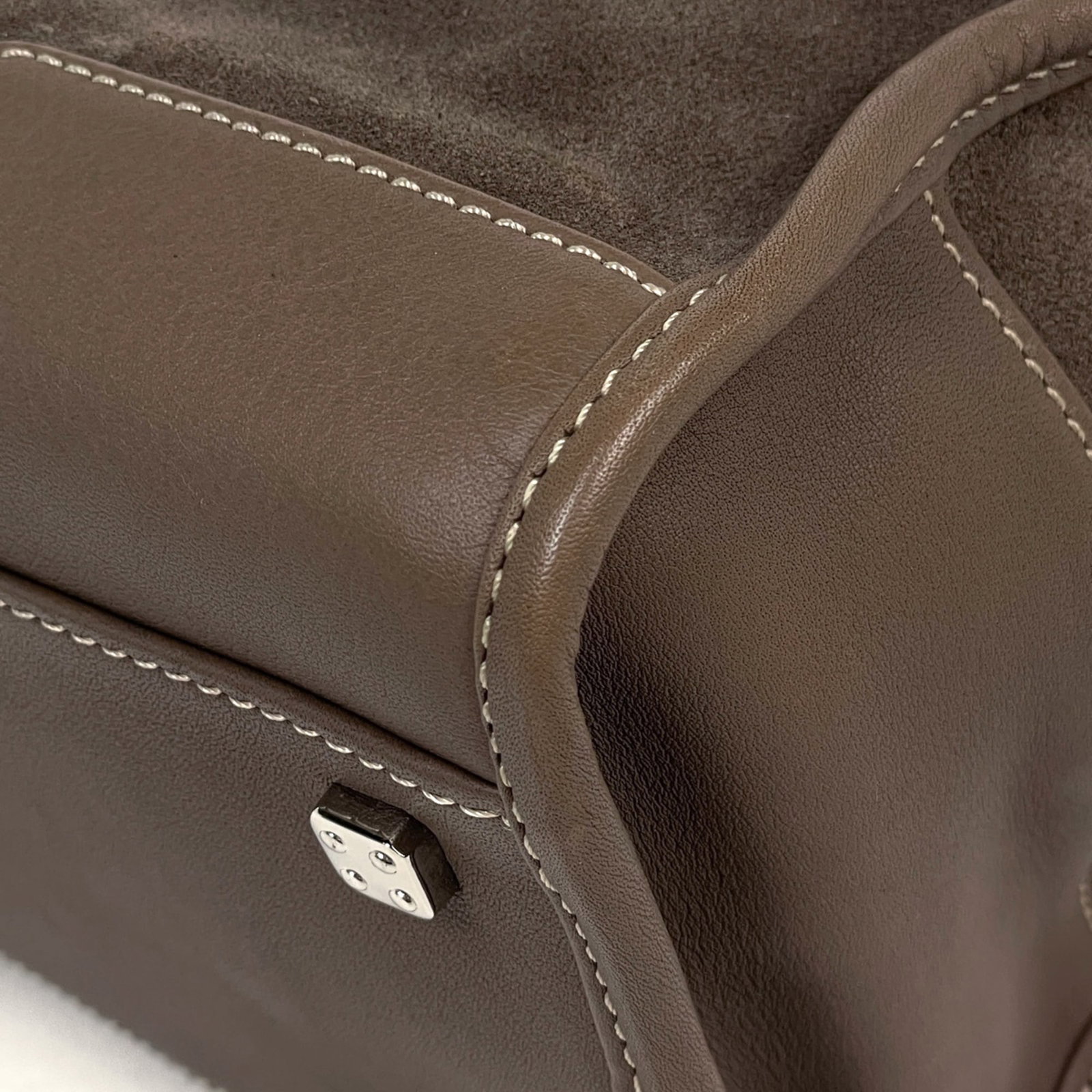 Handbag Leather Suede Loewe - 3