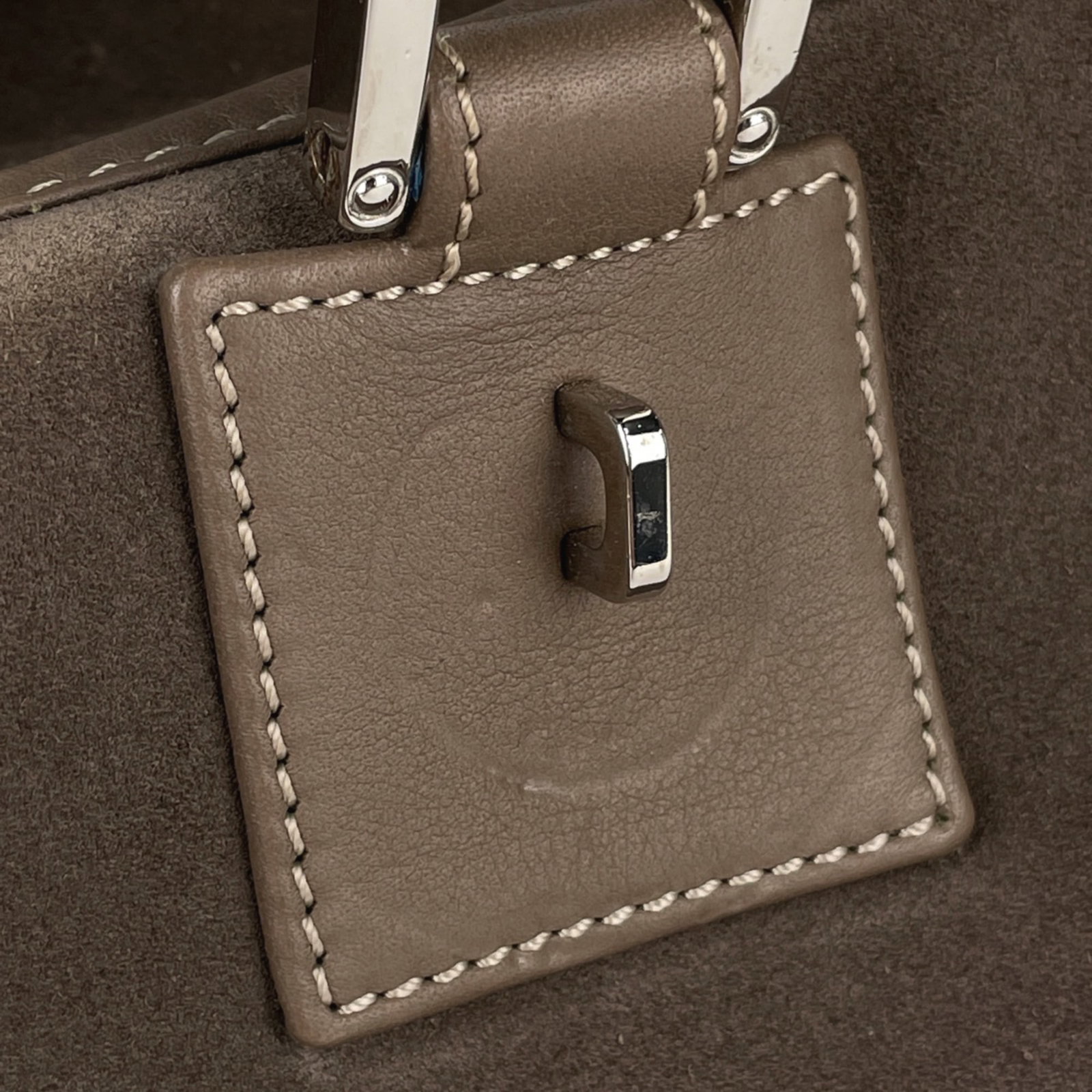 Handbag Leather Suede Loewe - 4