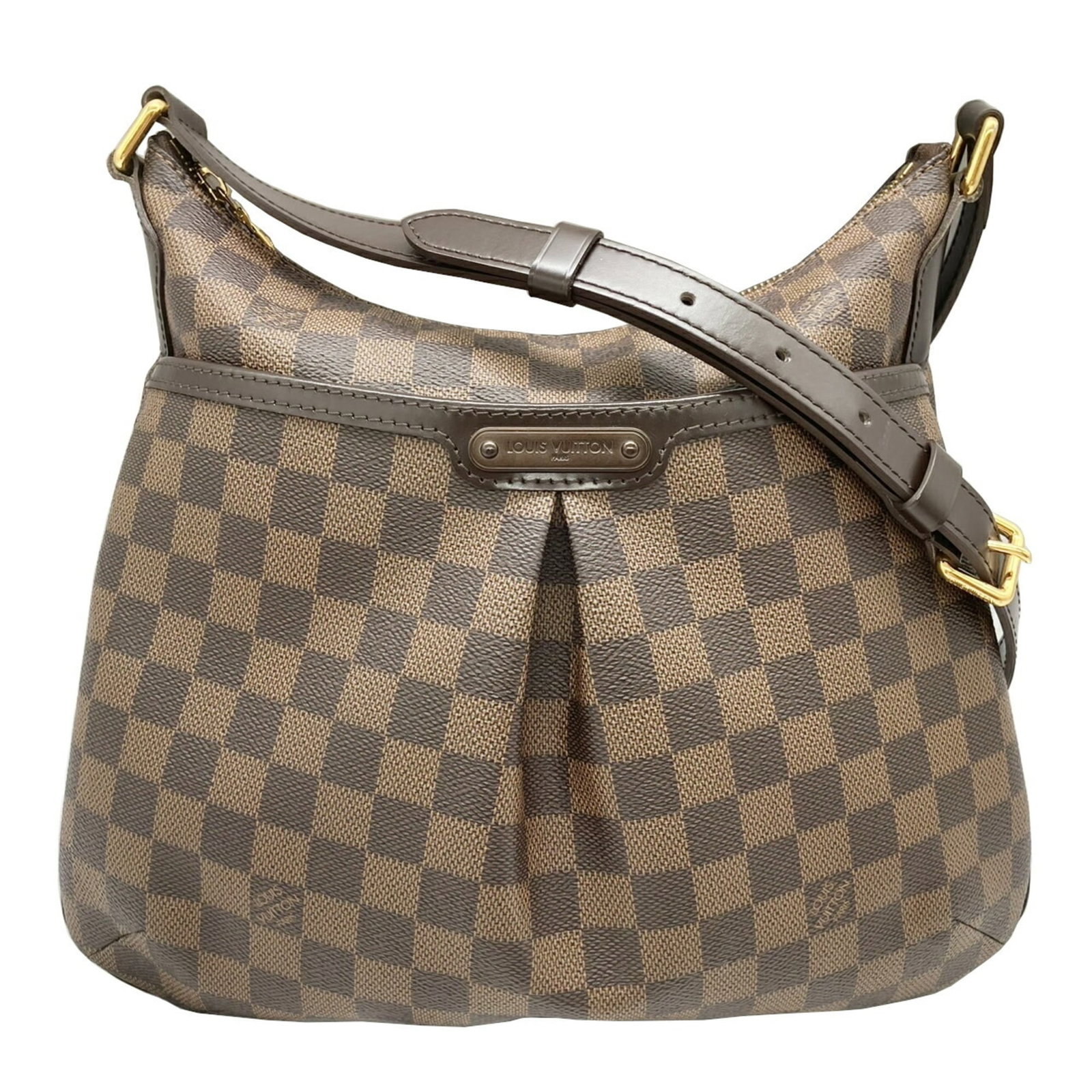 Shoulder Bag by Louis Vuitton: Shoulder Bag by Louis Vuitton Damier Canvas and Ebene leather come together in this stylish shoulder bag from Louis Vuitton, featuring a classic design with clean lines and a timeless look. The bag's