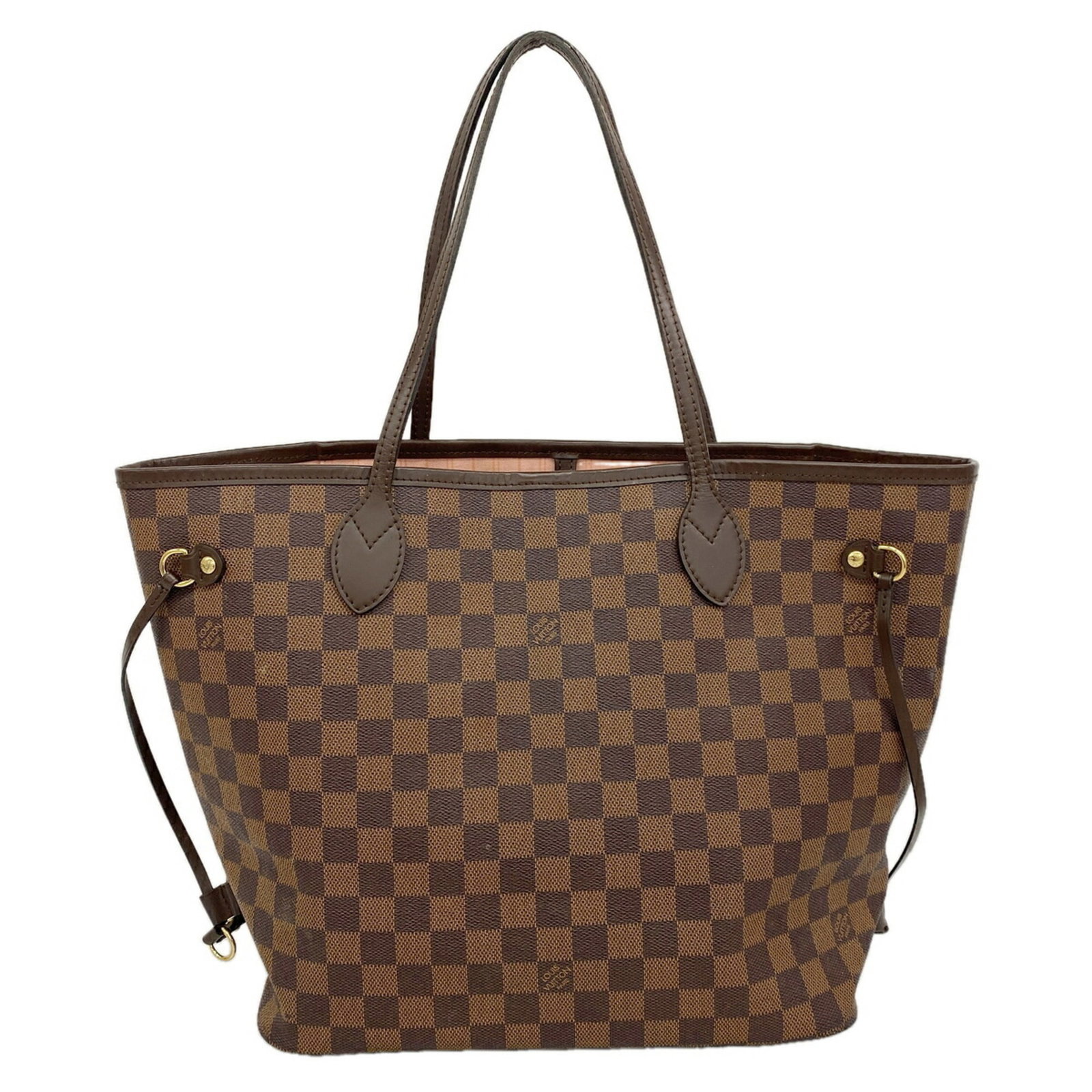 Tote Bag Louis Vuitton: Tote Bag Louis Vuitton Ebene and Rose ballerine colors beautifully complement each other in this Louis Vuitton tote bag, showcasing the iconic brand's signature monogram pattern. Measuring 29cm x 32cm
