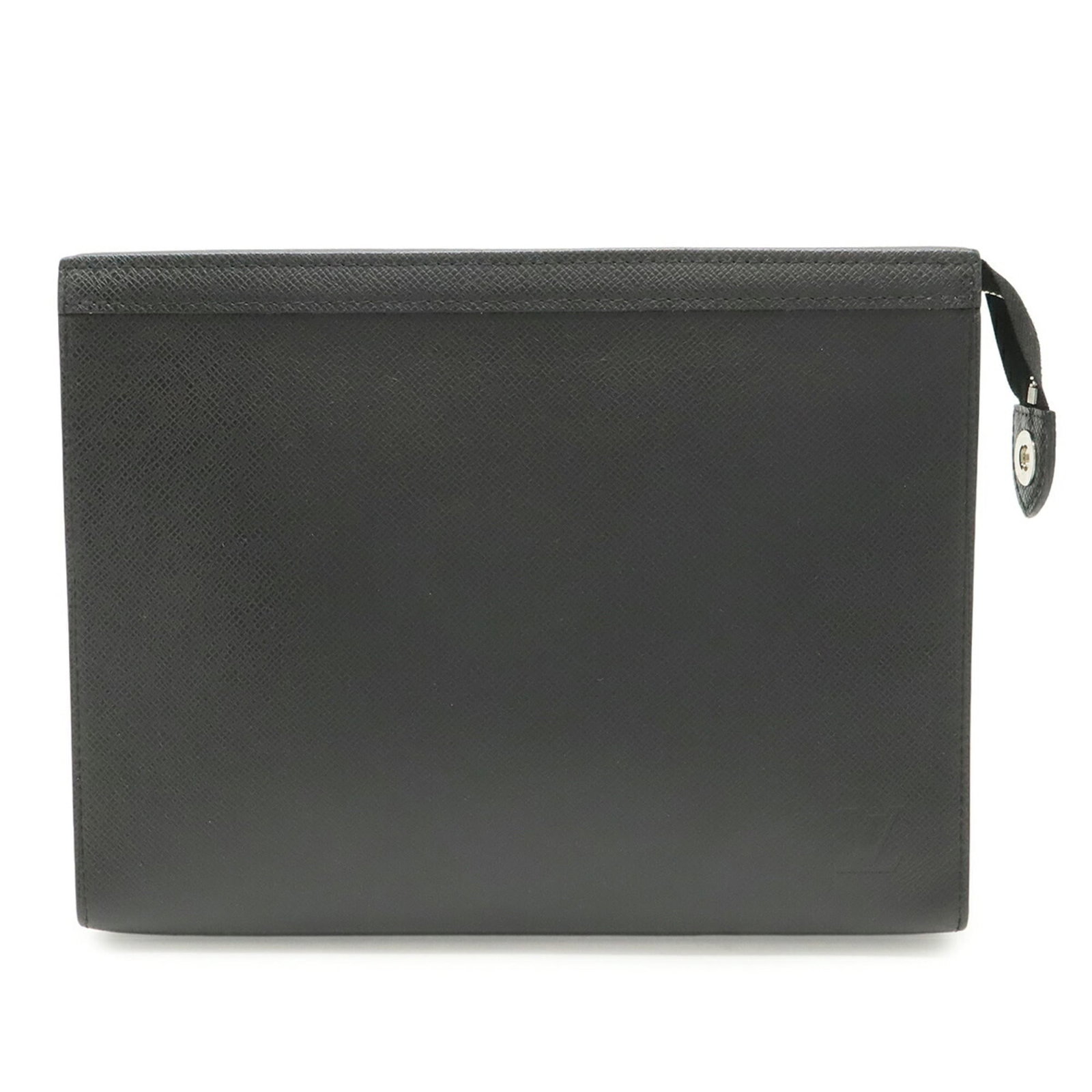 Louis Vuitton Clutch Bag Pochette Taiga Leather: Louis Vuitton Clutch Bag Pochette Taiga Leather The Louis Vuitton Clutch Bag Pochette Taiga Leather is a sleek and sophisticated accessory, crafted from high-quality Taiga leather. Measuring 20.5cm x