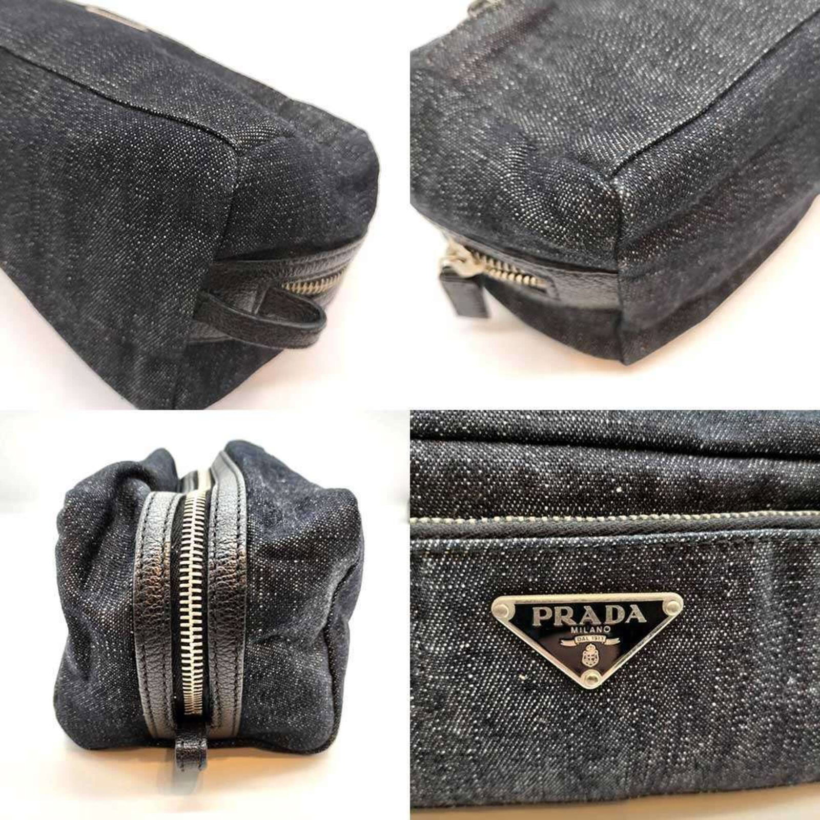 Pouch Denim Prada - 4