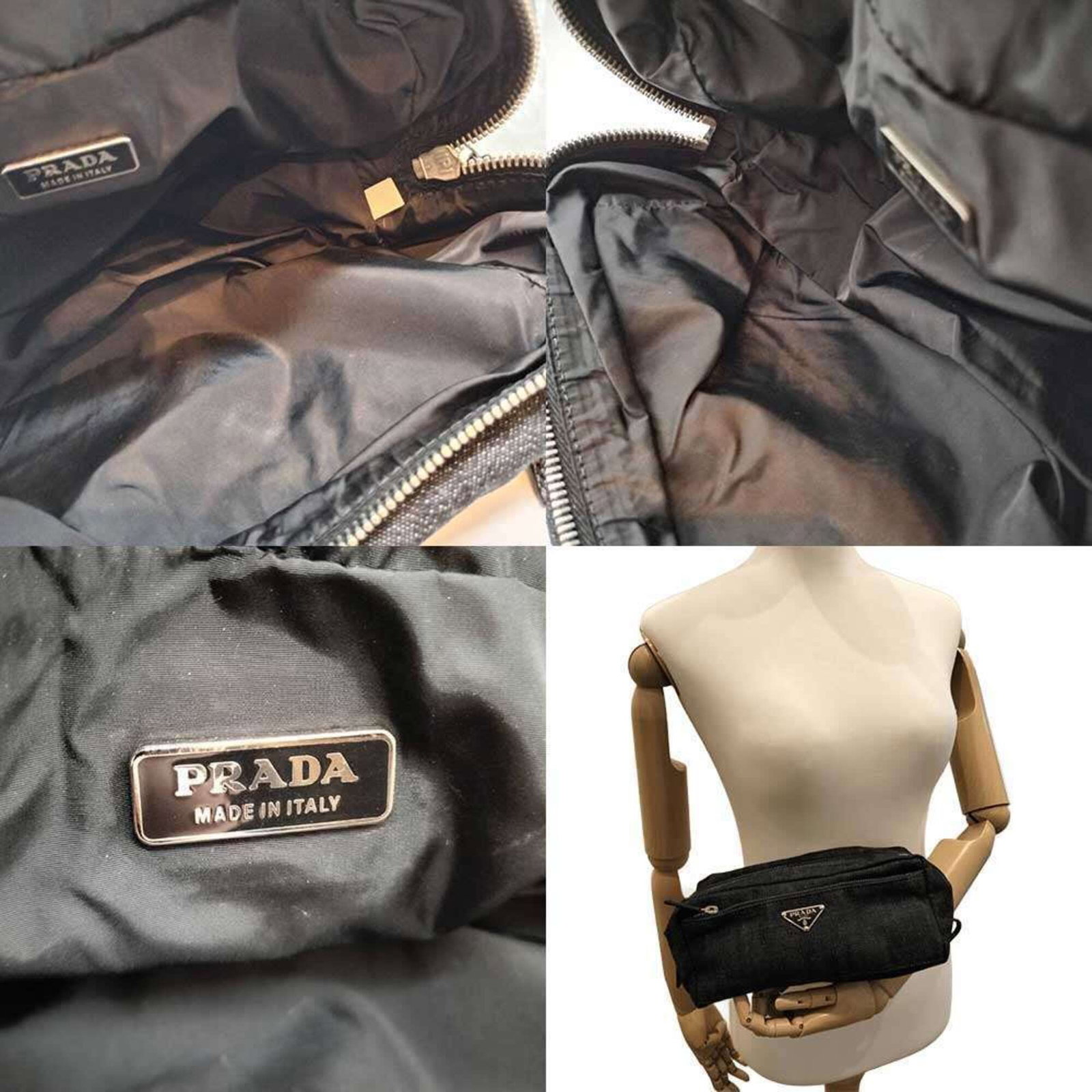 Pouch Denim Prada - 6